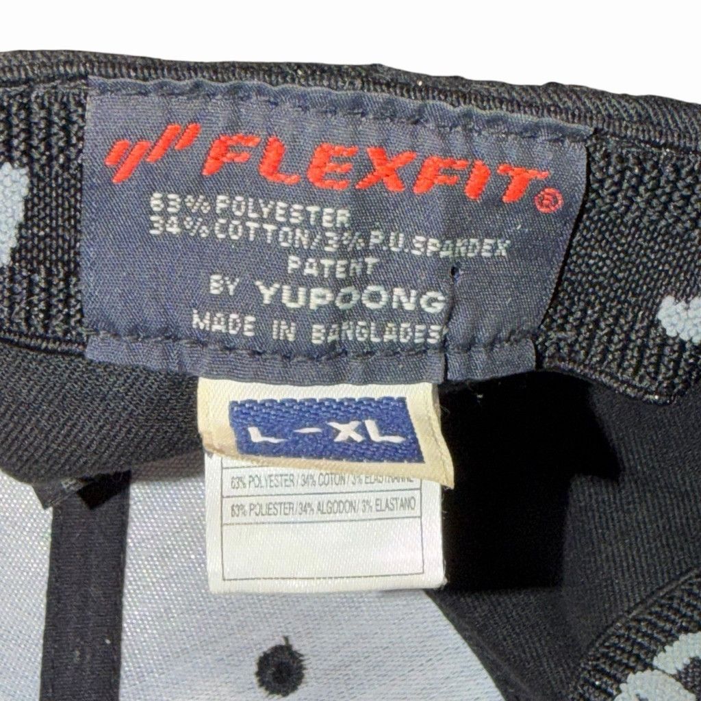 Hurley Hurley Mens Flex Fit Hat Cap Black White Logo L/XL SnapBack Size ONE SIZE - 7 Thumbnail