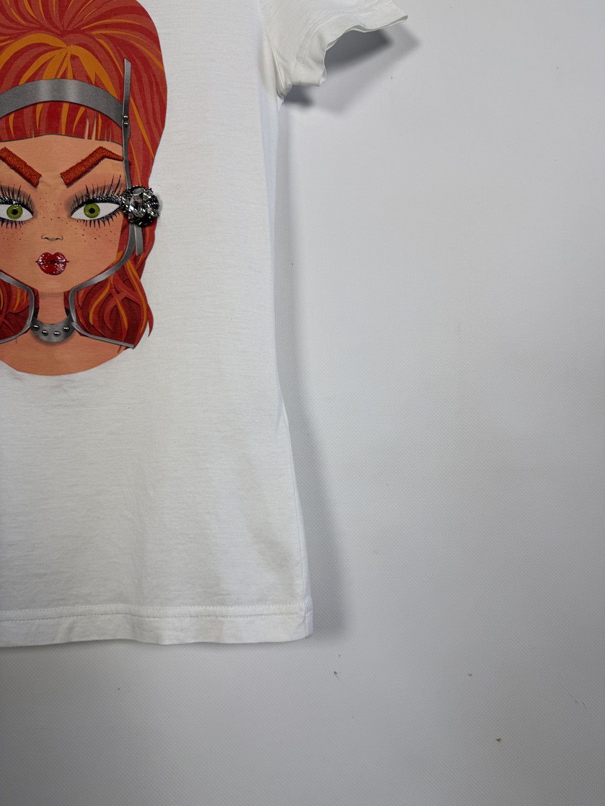 Dsquared2 Dsquared2 Graphic T-Shirt Cartoon Girl Print Italy Size XS Size XS / US 0-2 / IT 36-38 - 5 Thumbnail