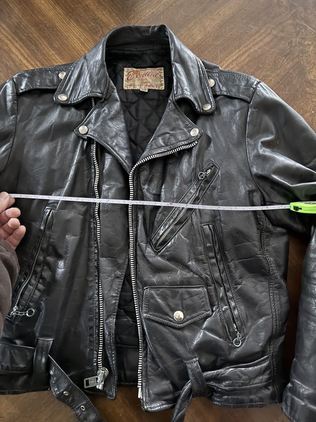 Excelled Excelled 1970s leather perfecto biker jacket Size US S / EU 44-46 / 1 - 2 Thumbnail