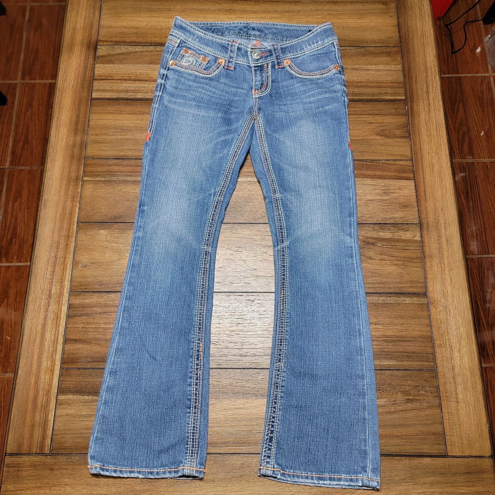 Seven 7 Seven7 Boot Cut Denim Jeans - Size 2 Petite Size 26" / US 2 / IT 38 - 1 Thumbnail