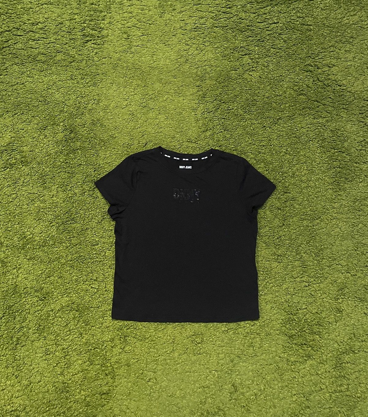 DKNY × Donna Karan DKNY Donna Karan rhinestones logo t-shirt Size S / US 4 / IT 40 - 1 Thumbnail