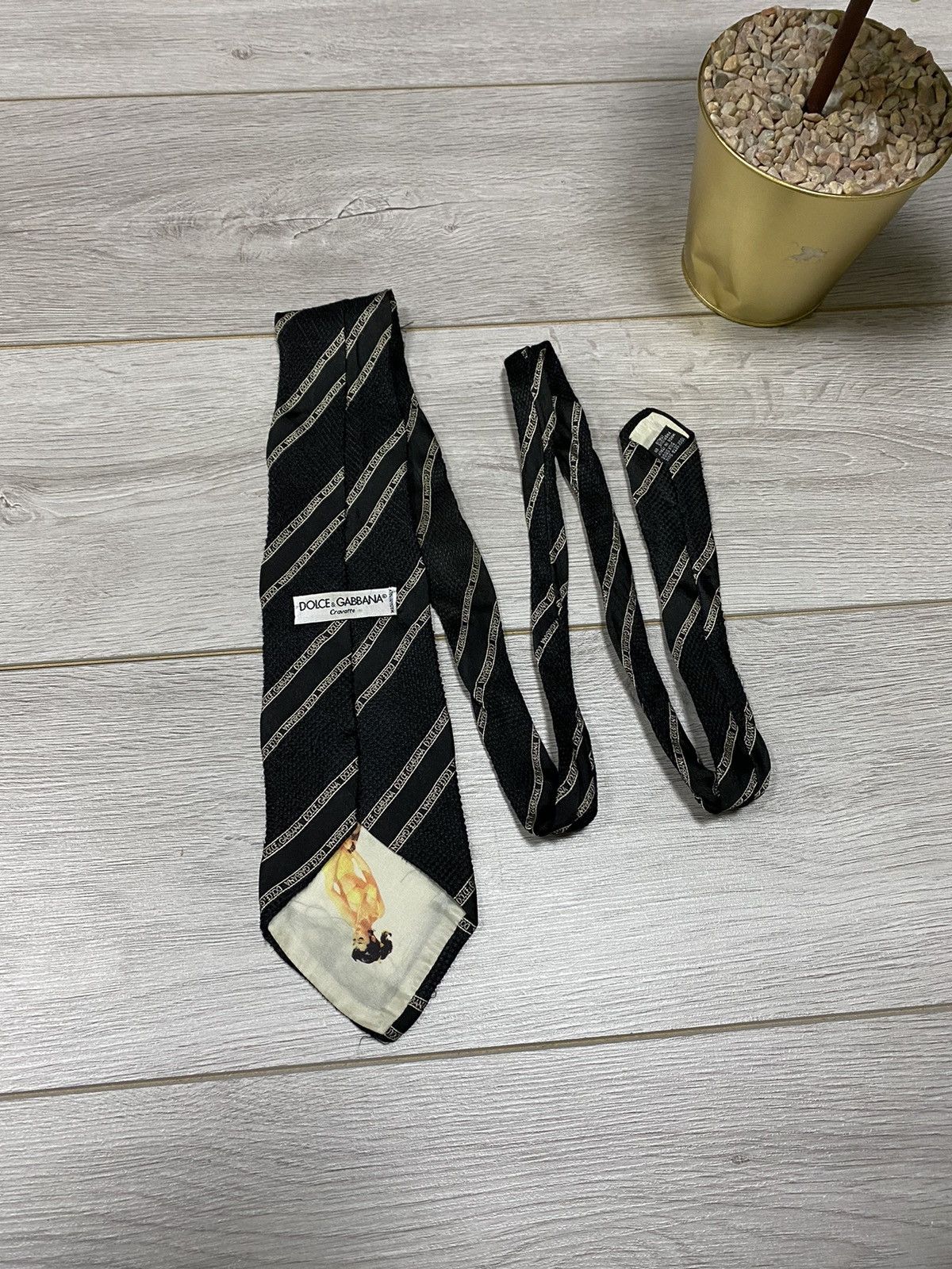 Dolce & Gabbana Dolce & Gabbana girl RARE vintage tie Size ONE SIZE - 1 Thumbnail