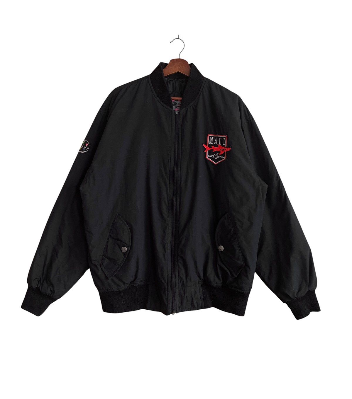 Maui and Sons Vintage Brand Maui & Sons Bomber Jacket 1990s Size US XL / EU 56 / 4 - 1 Thumbnail
