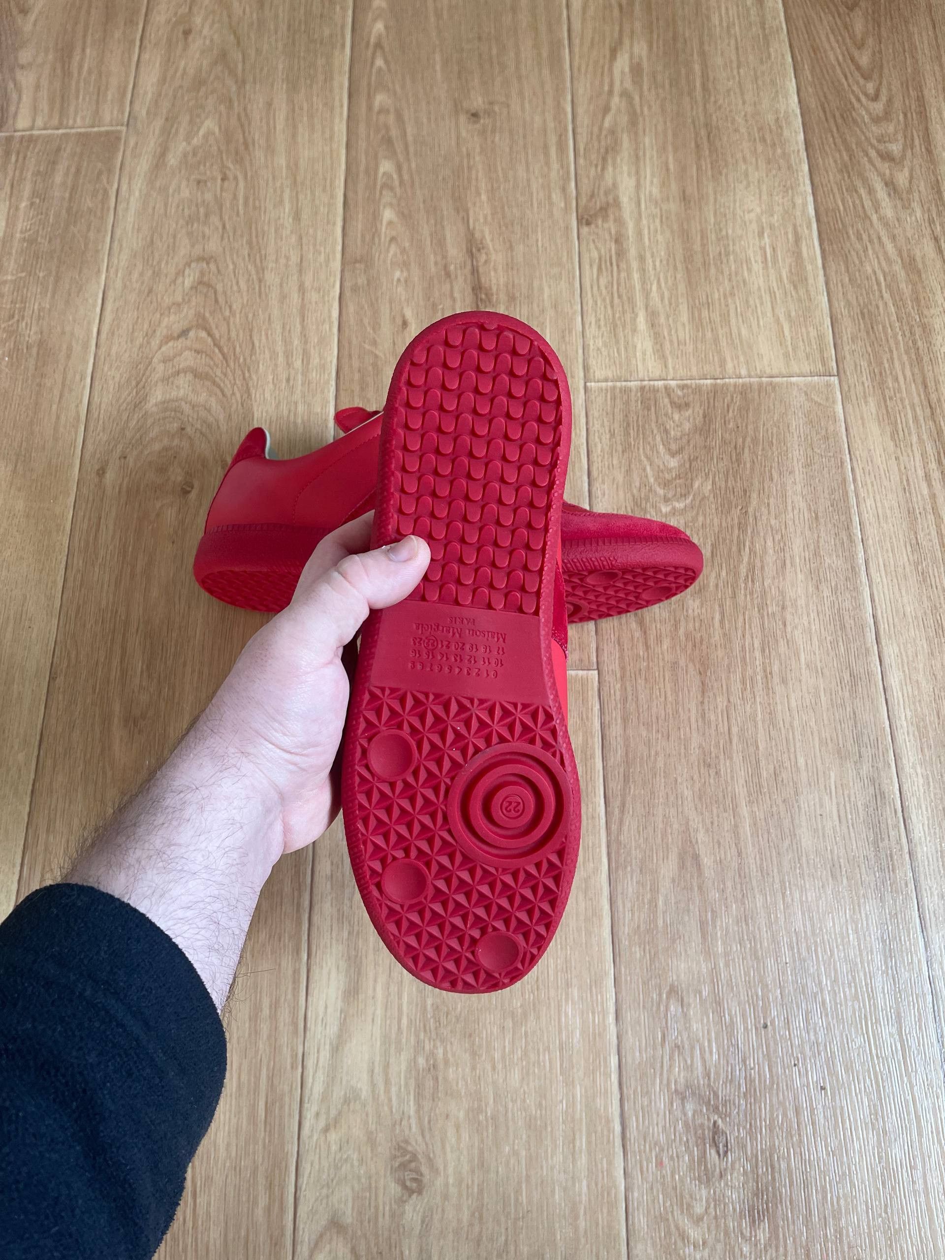 Maison Margiela Maison Martin Margiela MMM Low tTop Replica Red Sneaers Sz42 Size US 9 / EU 42 - 24 Thumbnail
