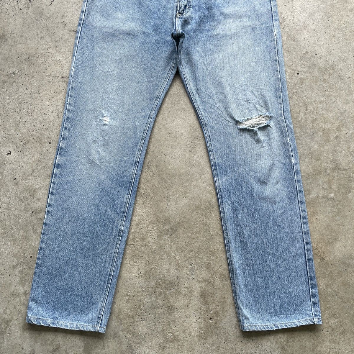 Japanese Brand Vintage Lee Japan Distressed Faded Jeans Denim Pants Size US 32 / EU 48 - 4 Thumbnail