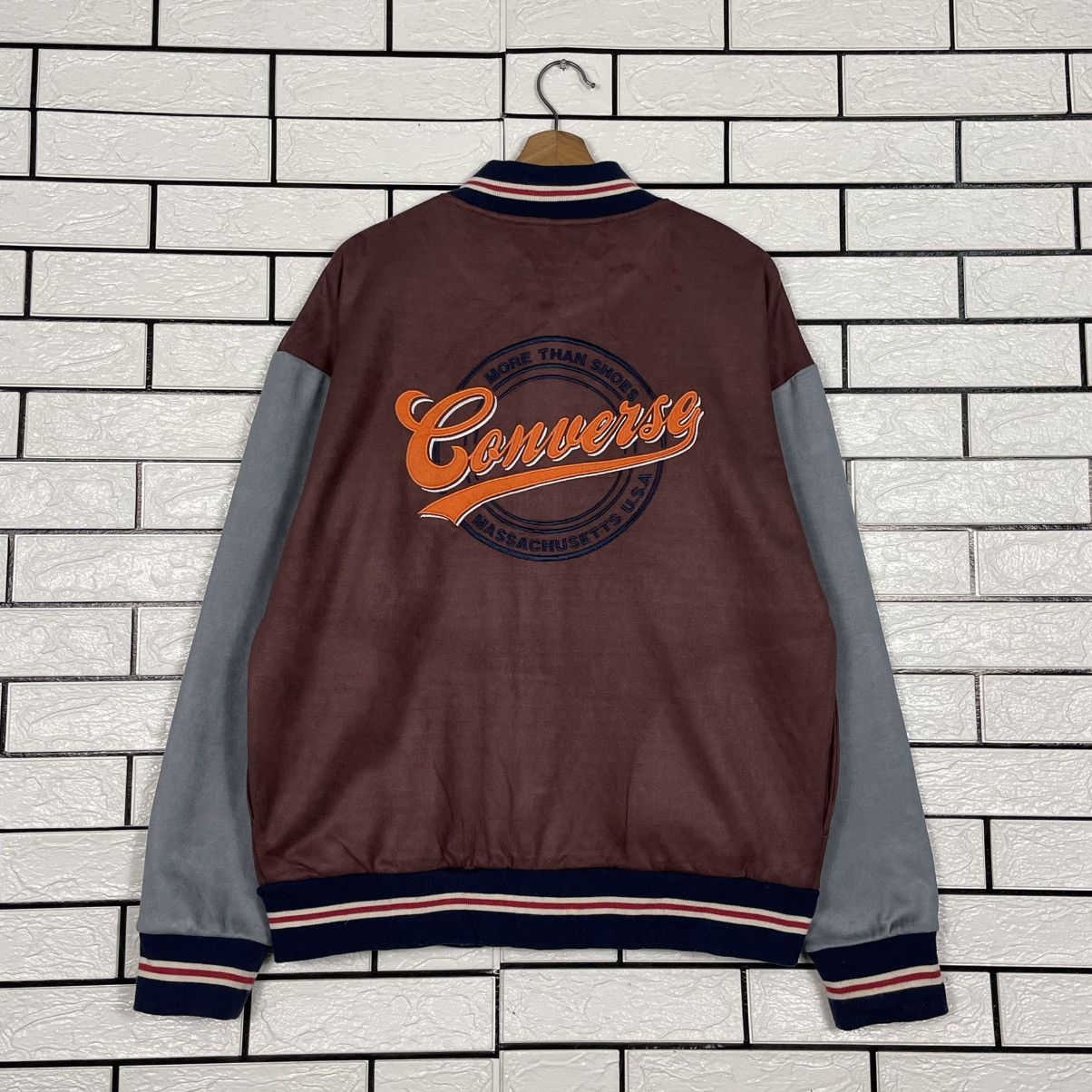 Converse Converse Big Logo Varsity Jacket Size US L / EU 52-54 / 3 - 7 Thumbnail