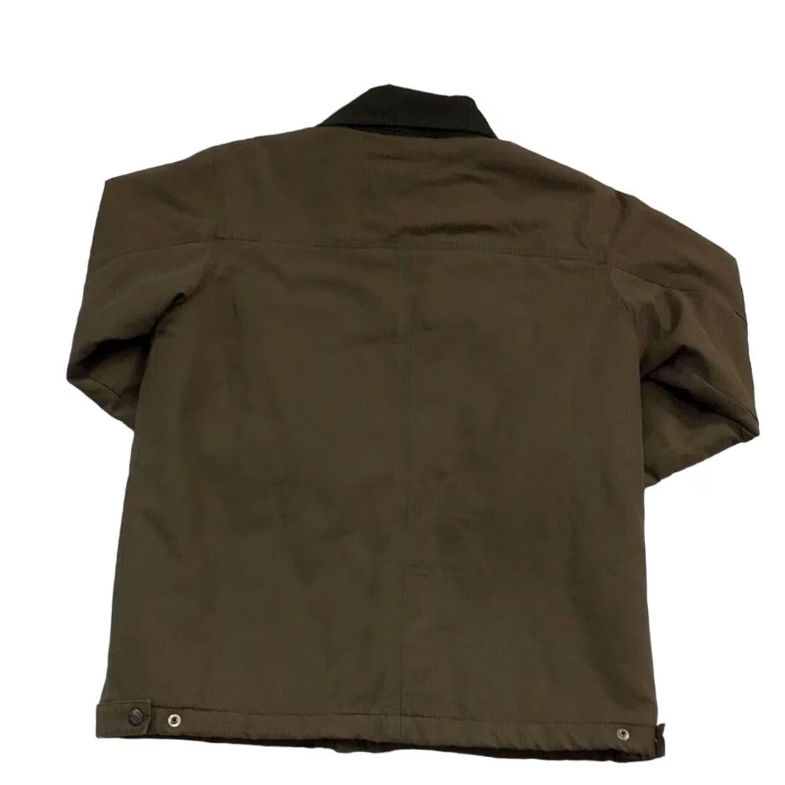 Vintage VINTAGE Men’s Jacket Overcoat Lined Small Ash Brown/Olive Green Size US S / EU 44-46 / 1 - 2 Thumbnail