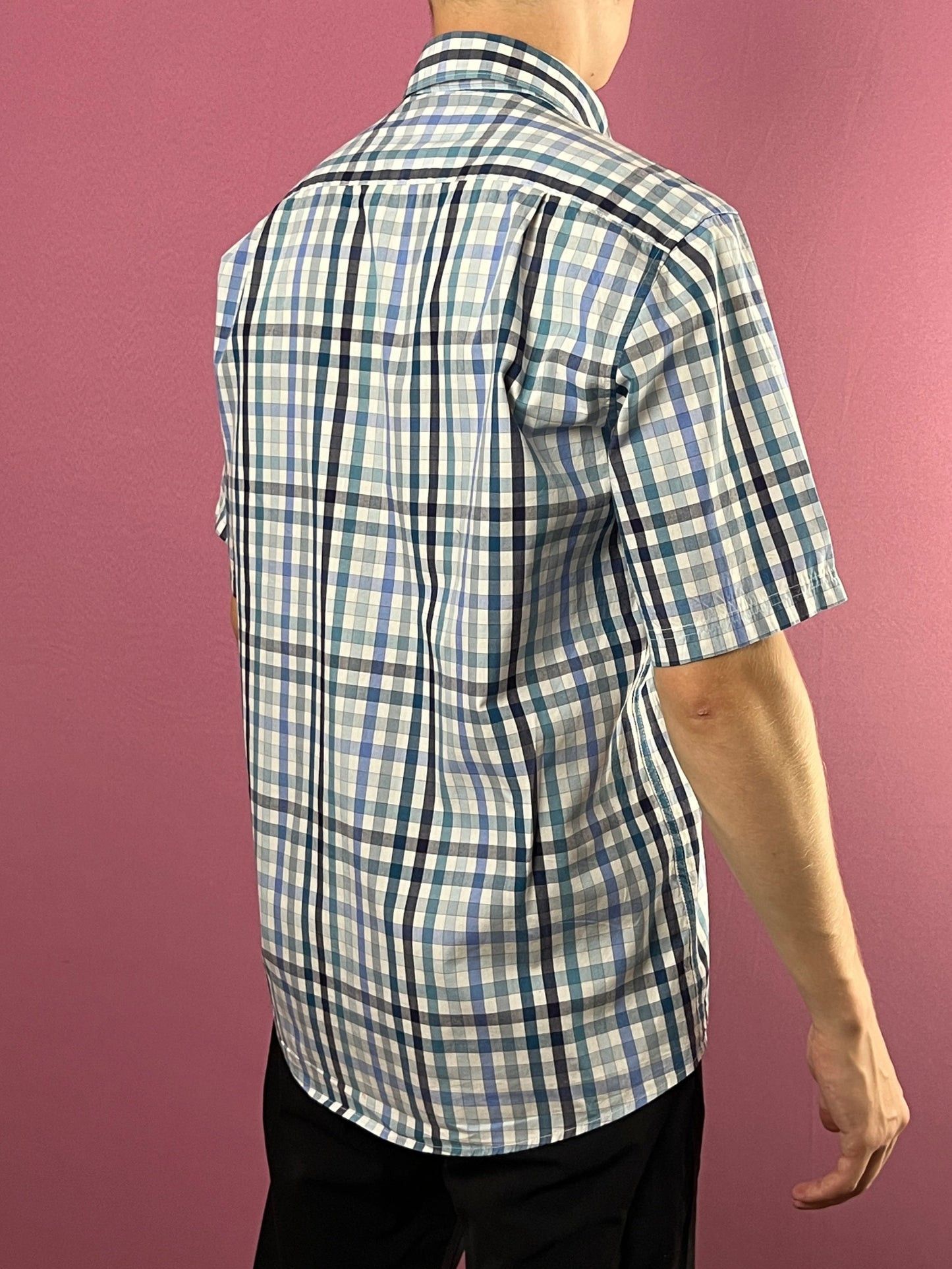 Barbour × Vintage Barbour Vintage Men's Plaid Short Sleeve Shirt - S Size US S / EU 44-46 / 1 - 4 Thumbnail