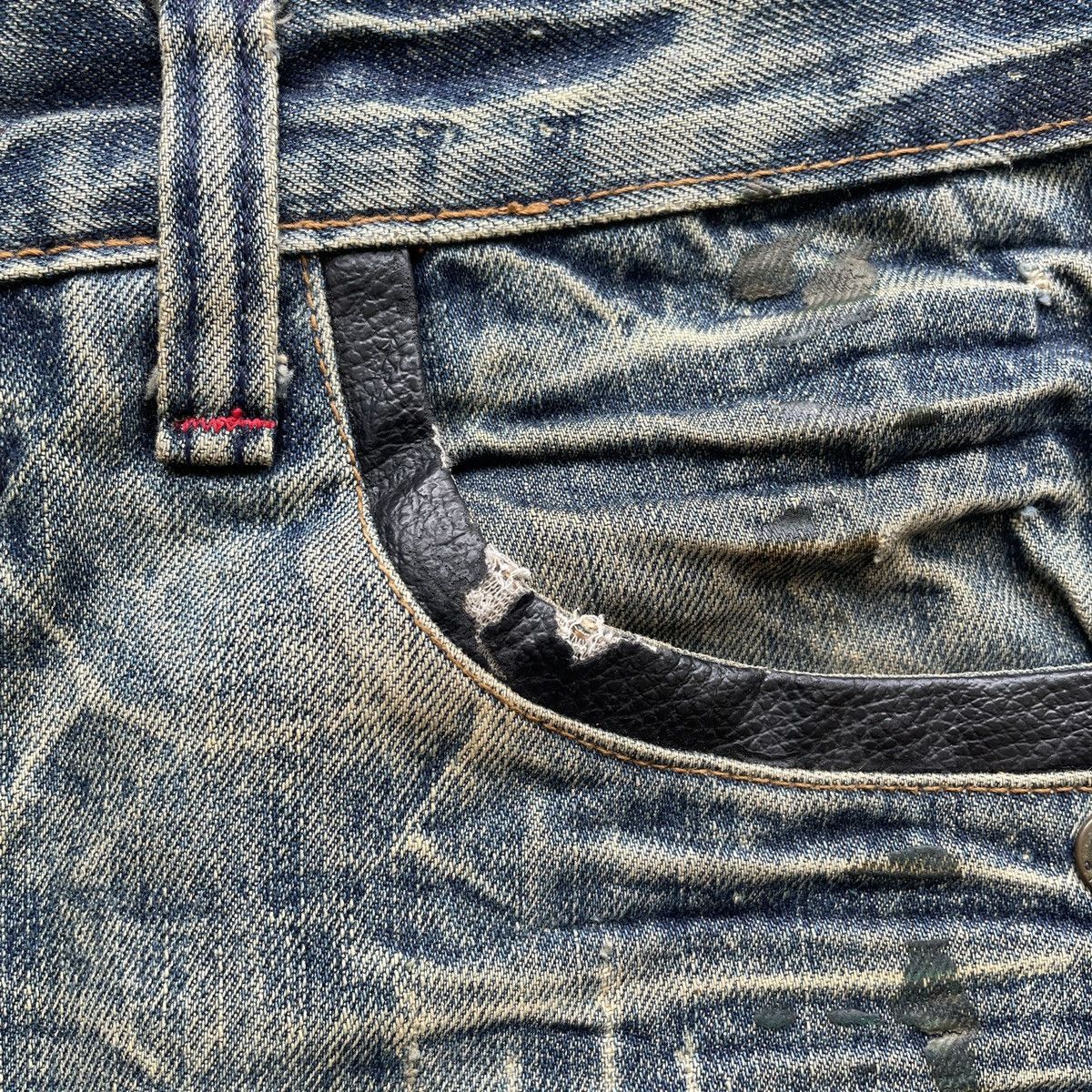 Japanese Brand Vintage Japanese Rusty Jeans Flare Denim Bootcut Pants W32 Size US 32 / EU 48 - 7 Thumbnail