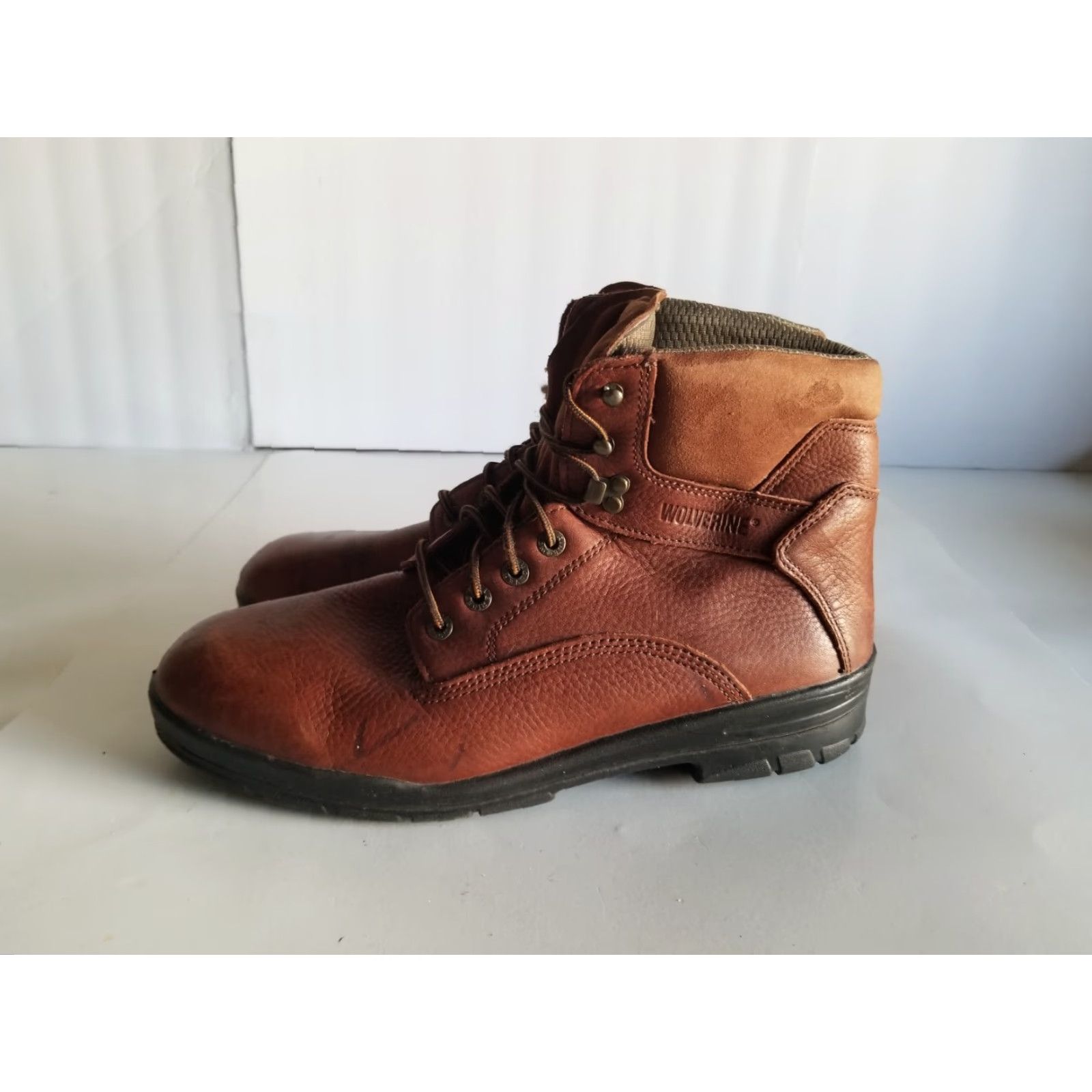 Vintage Wolverine Durashocks SR 6" Soft Toe Boot Brown Men's Size 14 Medium Size US 13 / EU 46 - 5 Thumbnail