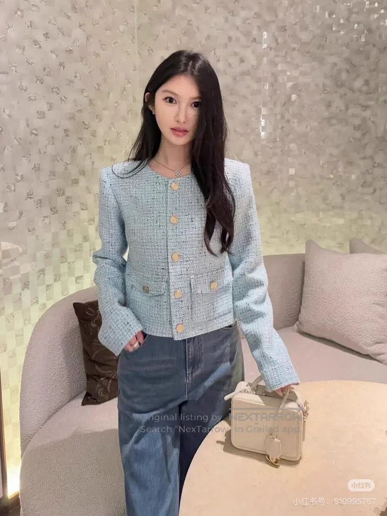 Chanel Chanel 25A Handicraft Workshop Lake Blue Colour Woven Twee Size XS / US 0-2 / IT 36-38 - 9 Thumbnail