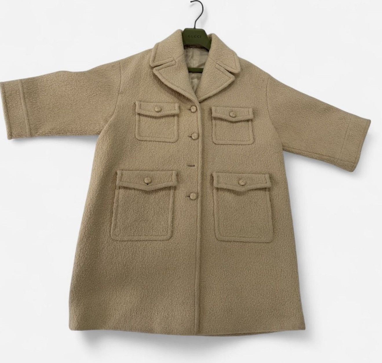 Gucci Gucci Four-Pocket Wool Bouclé Jacket - Size 36 (US 0-2) Size XS / US 0-2 / IT 36-38 - 1 Thumbnail