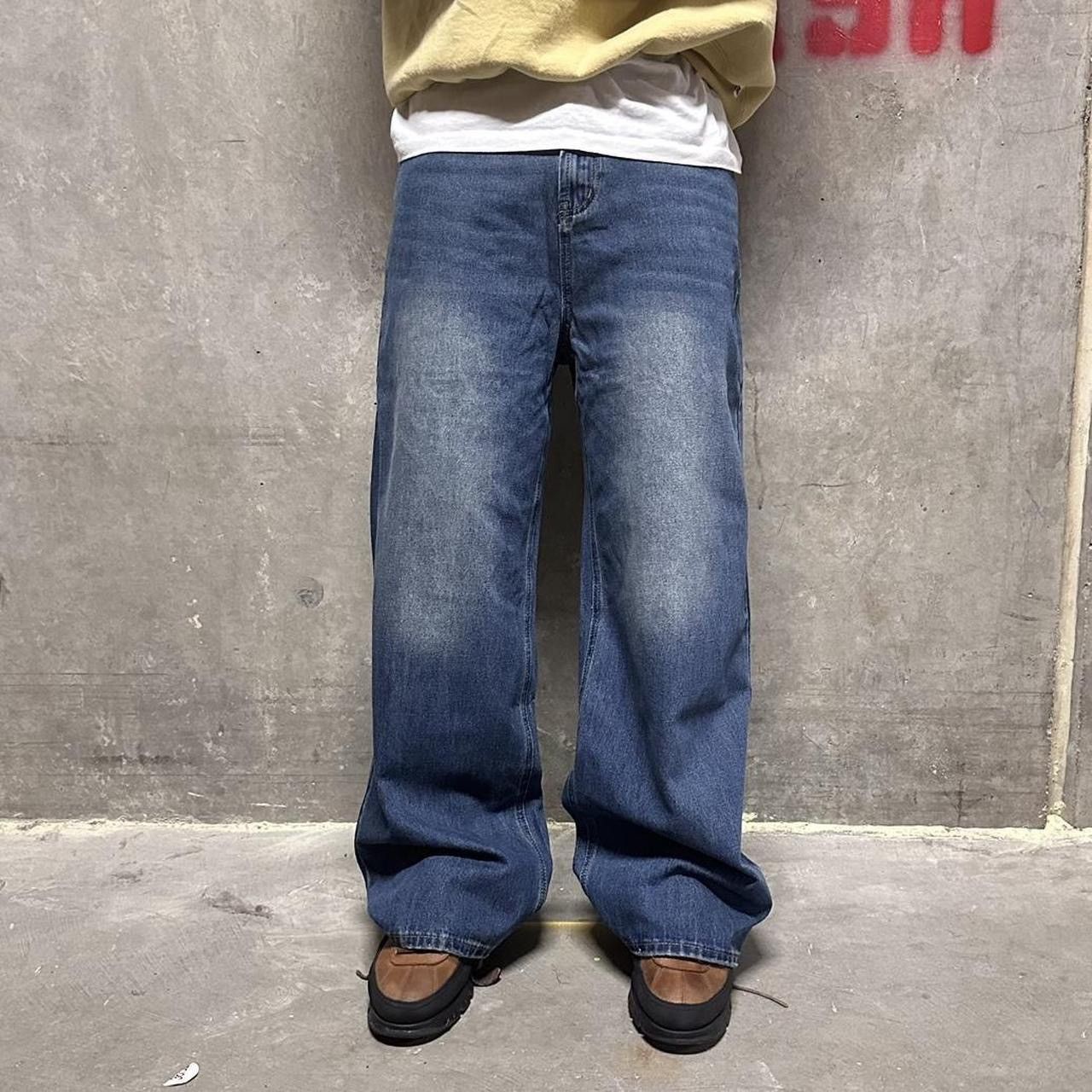 Japanese Brand Baggy faded jeans Size US 30 / EU 46 - 2 Thumbnail