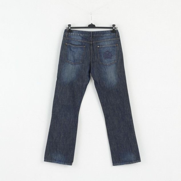 Vintage Joules Womens 14 L Jeans Trousers Navy Denim 2813 Size 32" / US 10 / IT 46 - 7 Thumbnail