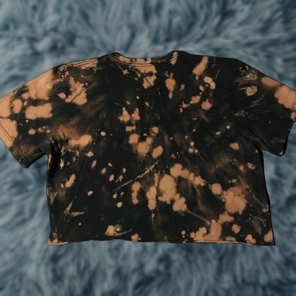 Nike Nike Swoosh Faded Bleach Crop Shirt XL Black Graphic Tee Women Vintage Grunge Hip Hop 80s 90s California USA Shirt Size XL / US 12-14 / IT 48-50 - 1 Thumbnail