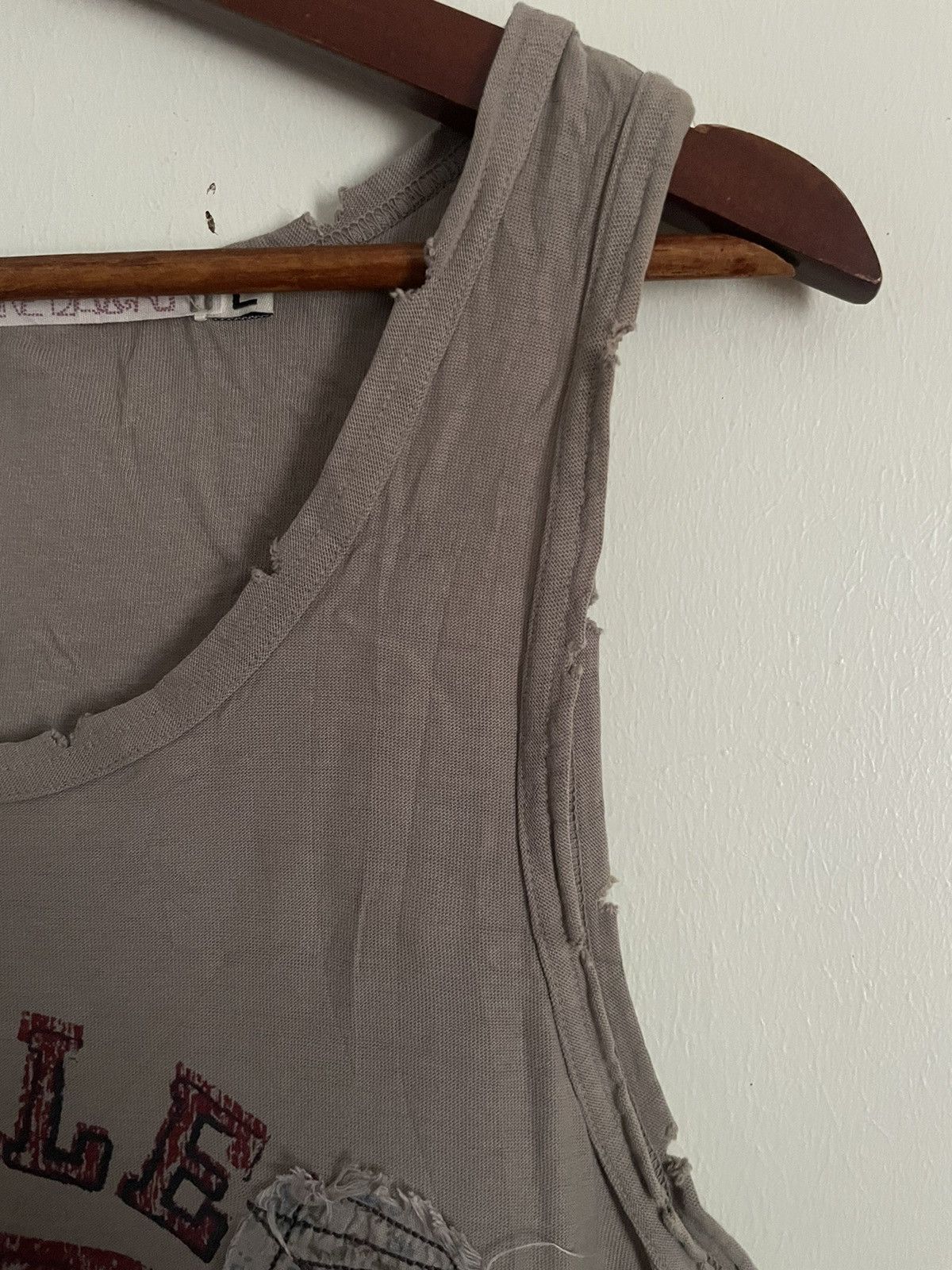 Japanese Brand Clone Devgru Distressed Tank Top Size US L / EU 52-54 / 3 - 3 Thumbnail