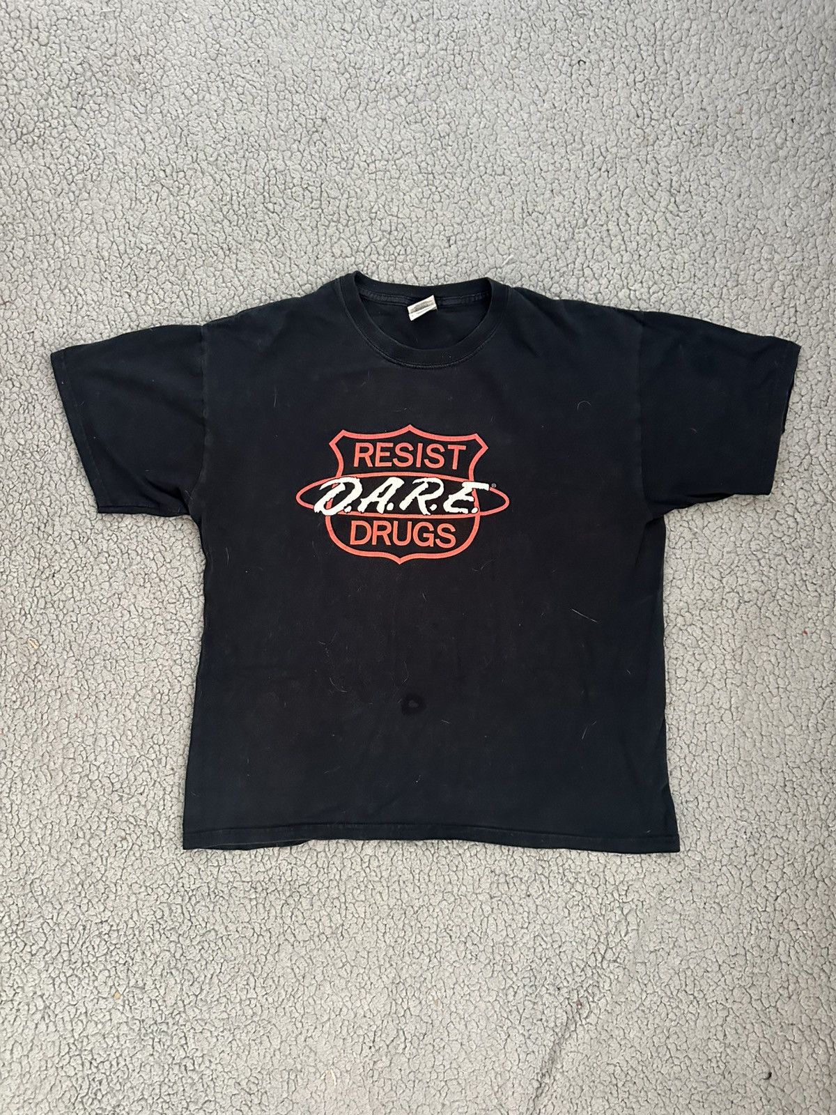 Vintage DARE TO RESIT DRUGS VINTAGE TSHIRT Size US L / EU 52-54 / 3 - 1 Thumbnail