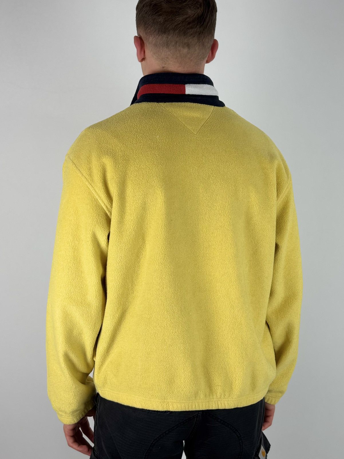 Tommy Hilfiger × Vintage Y2K Vintage Tommy Hilfiger 1/3 Zip Fleece Size US L / EU 52-54 / 3 - 2 Thumbnail