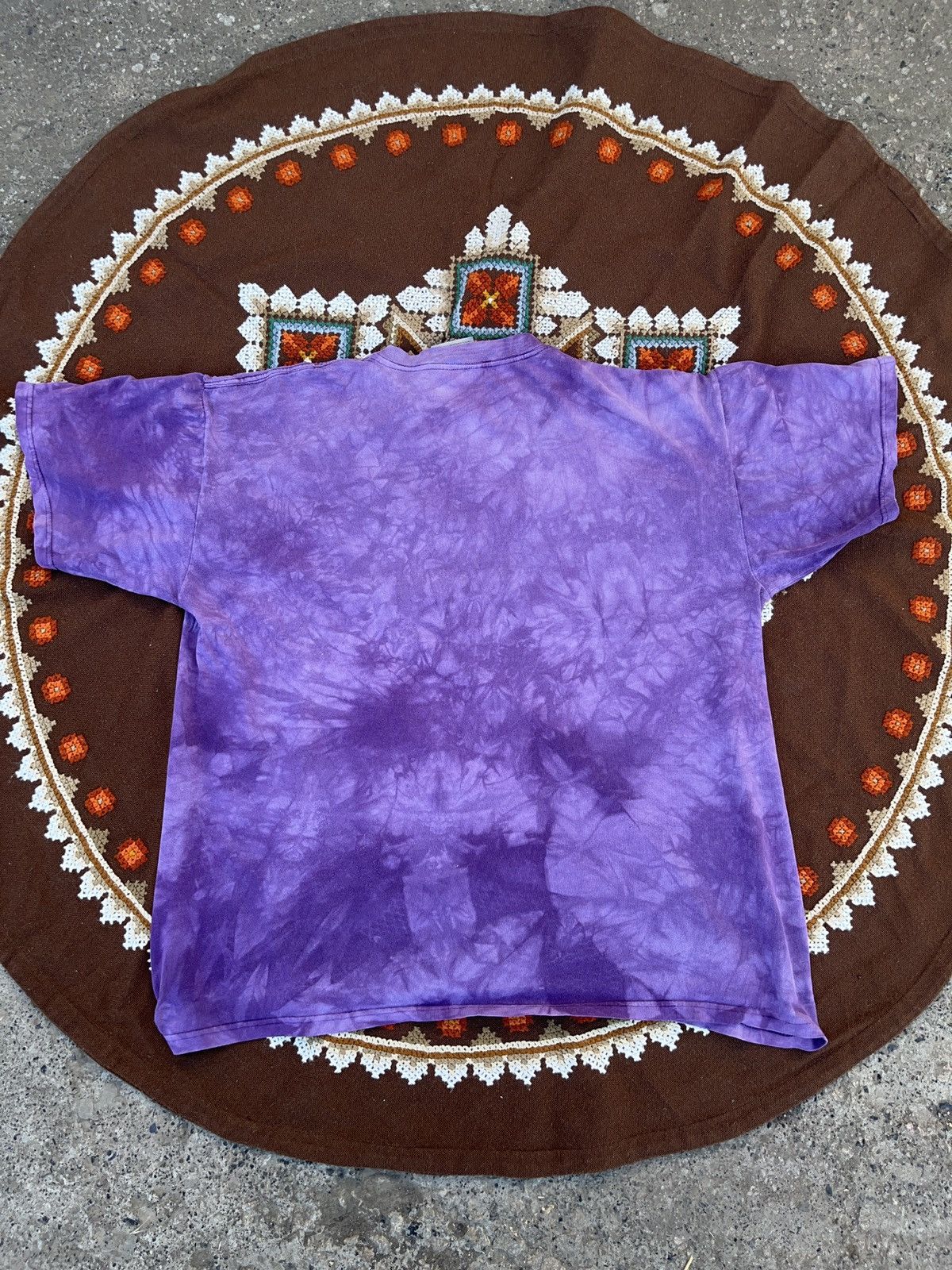 The Mountain × Vintage Vintage The Mountain Tie Dye Native American Wolves T-shirt Size US XL / EU 56 / 4 - 7 Thumbnail