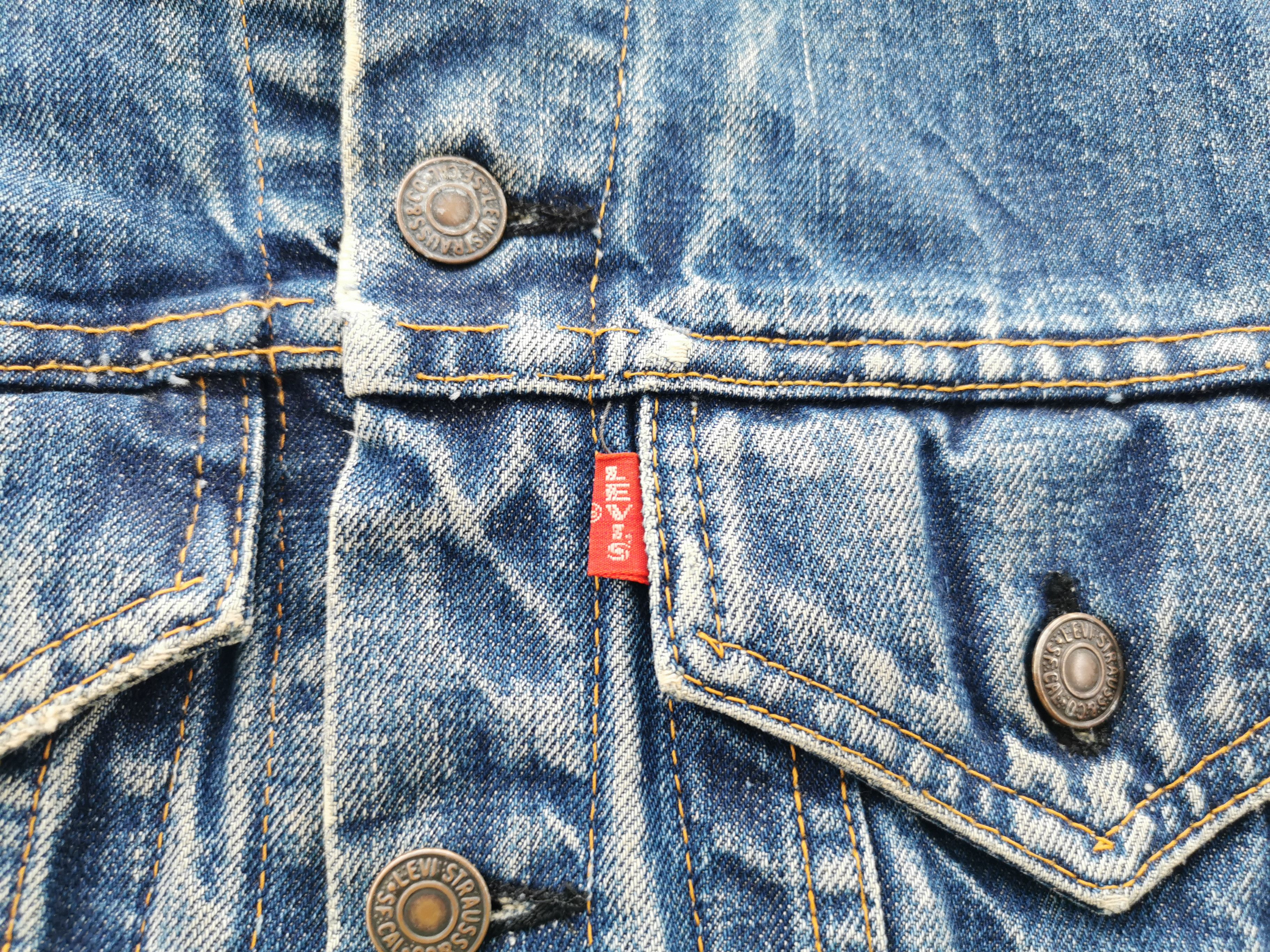 Levi's Distressed Vtg 80's Levis Trucker Denim Jacket Made In USA Size US S / EU 44-46 / 1 - 4 Thumbnail