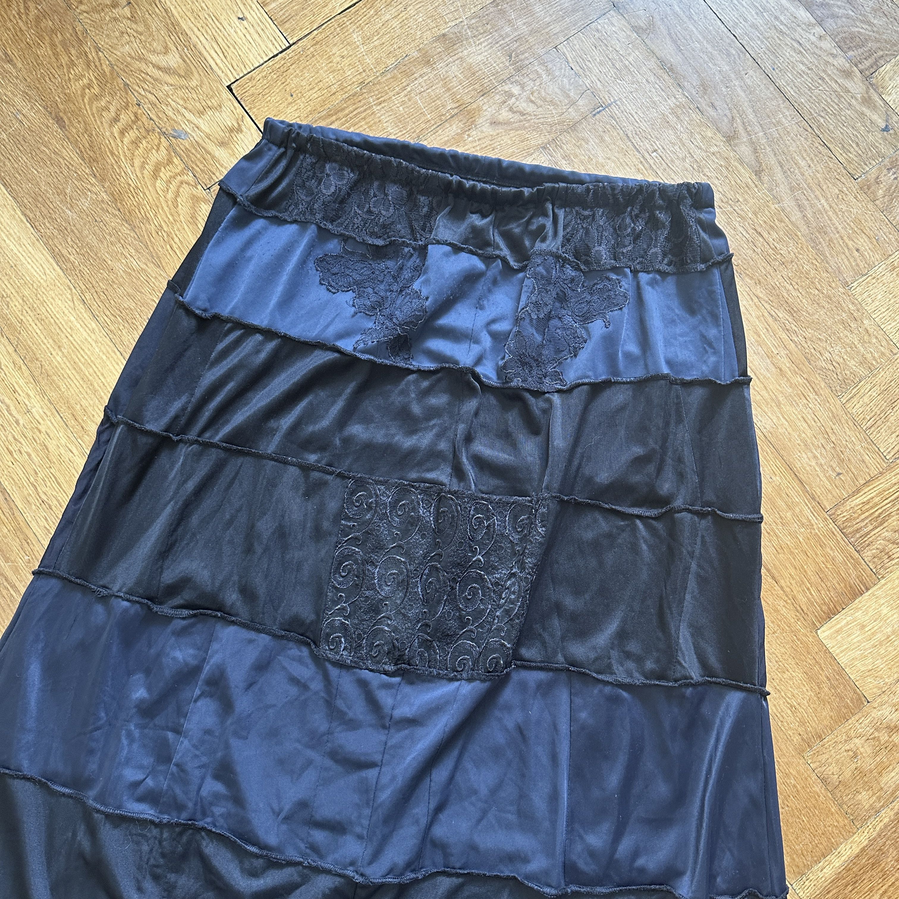 Maison Margiela 2005 Artisanal Patchwork Skirt Size 24" / US 00 / IT 34 - 3 Thumbnail