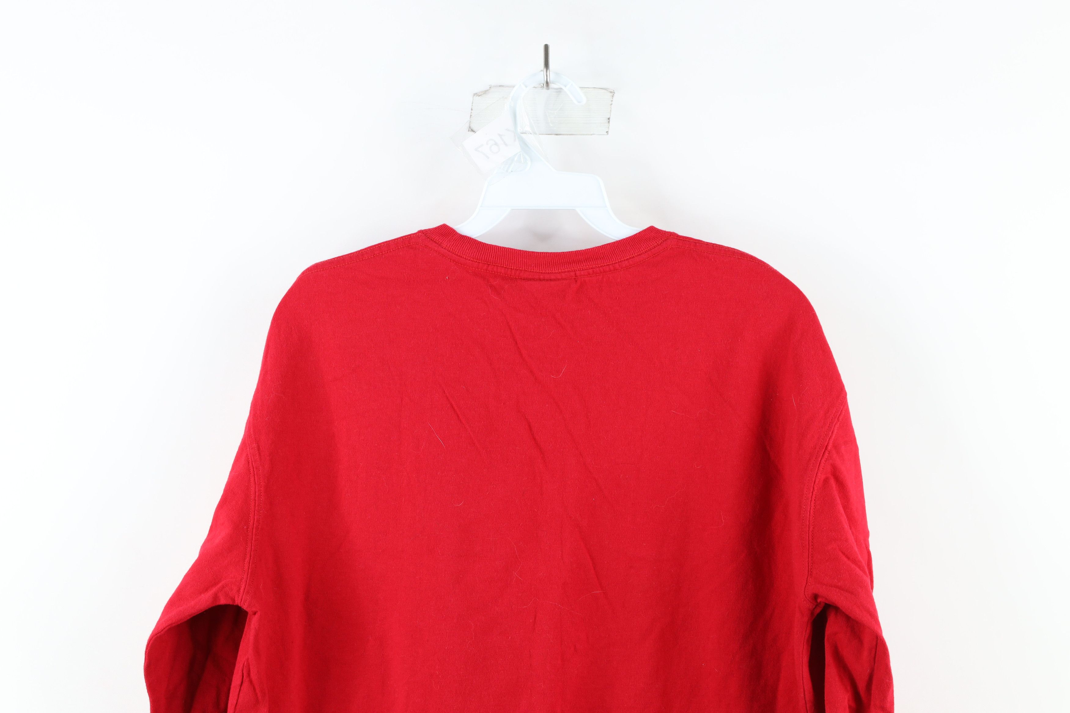 Vintage Vintage 90s AND1 Basketball Out Long Sleeve T-Shirt Red Size US M / EU 48-50 / 2 - 9 Thumbnail