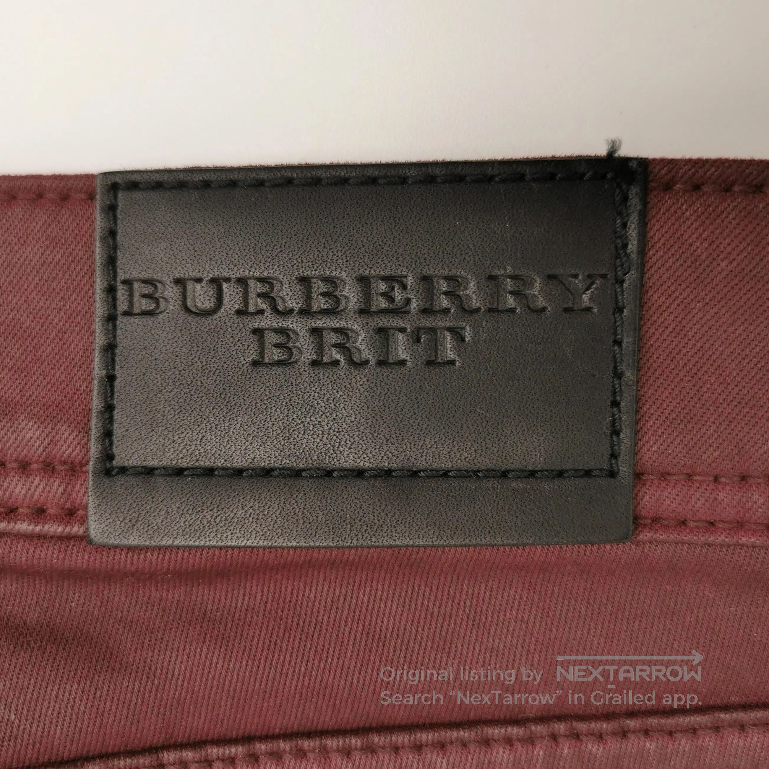 Burberry Burberry Brit Cotton Slim Fit Pants . Size US 38 / EU 54 - 4 Thumbnail