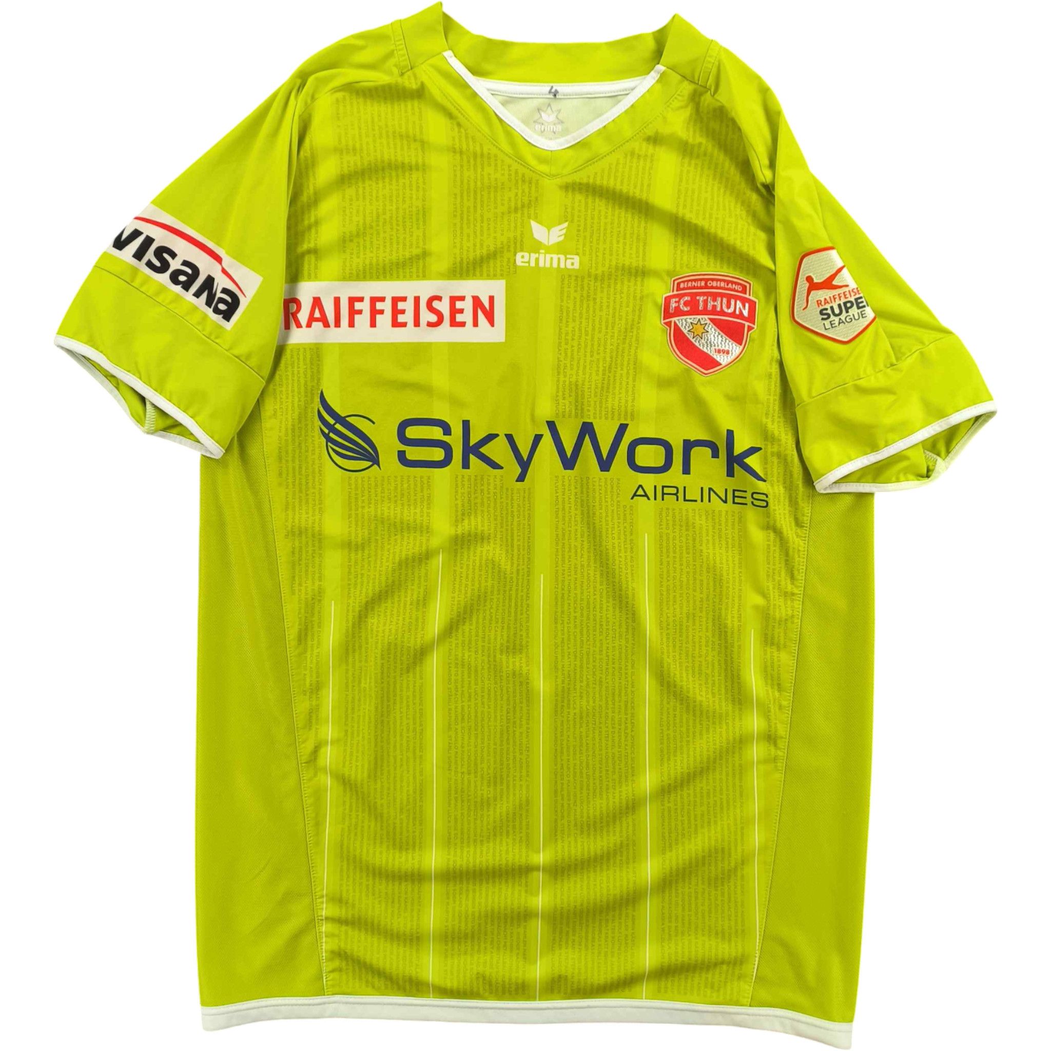 Erima FC Thun 2012-13 Erima away Siegfried football jersey size M Size US M / EU 48-50 / 2 - 2 Thumbnail
