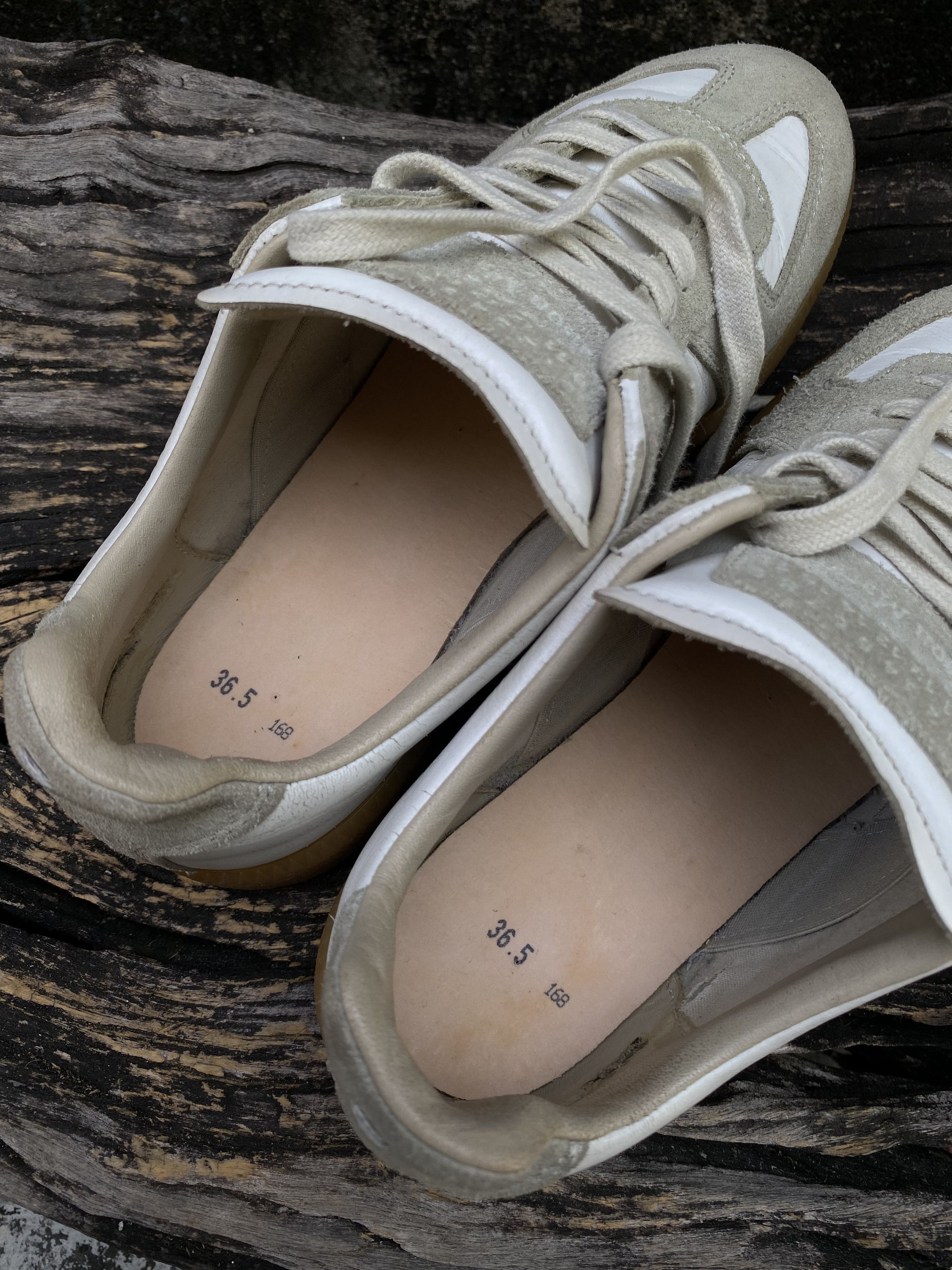 Maison Margiela Maison Margiela Replica GAT Beige Gum Sole Sneakers EU 36.5 Size US 6.5 / IT 36.5 - 10 Thumbnail