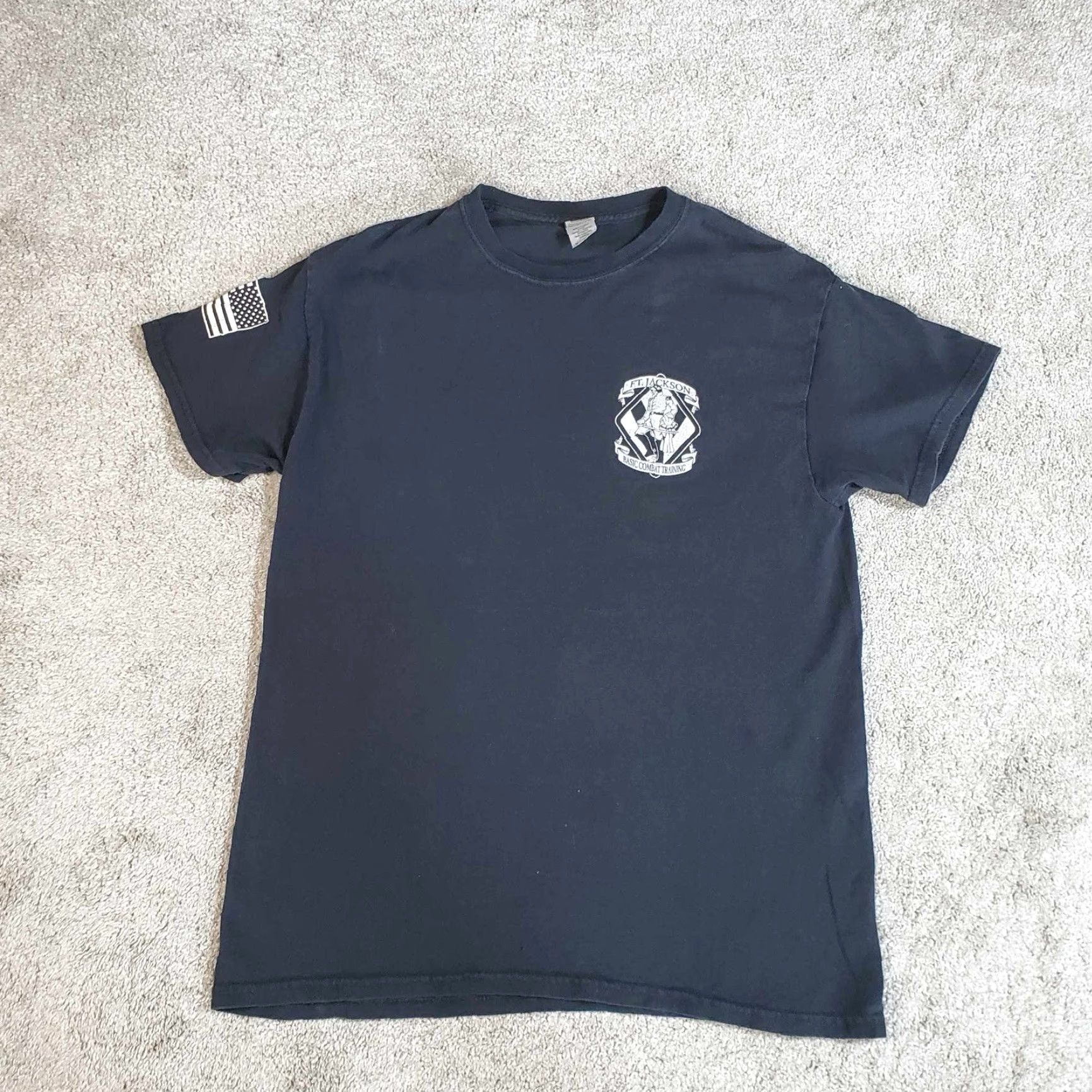 Vintage FT Jackson Basic Combat Training Men Short Sleeve T Shirt Size Medium Shirt Size US M / EU 48-50 / 2 - 3 Thumbnail