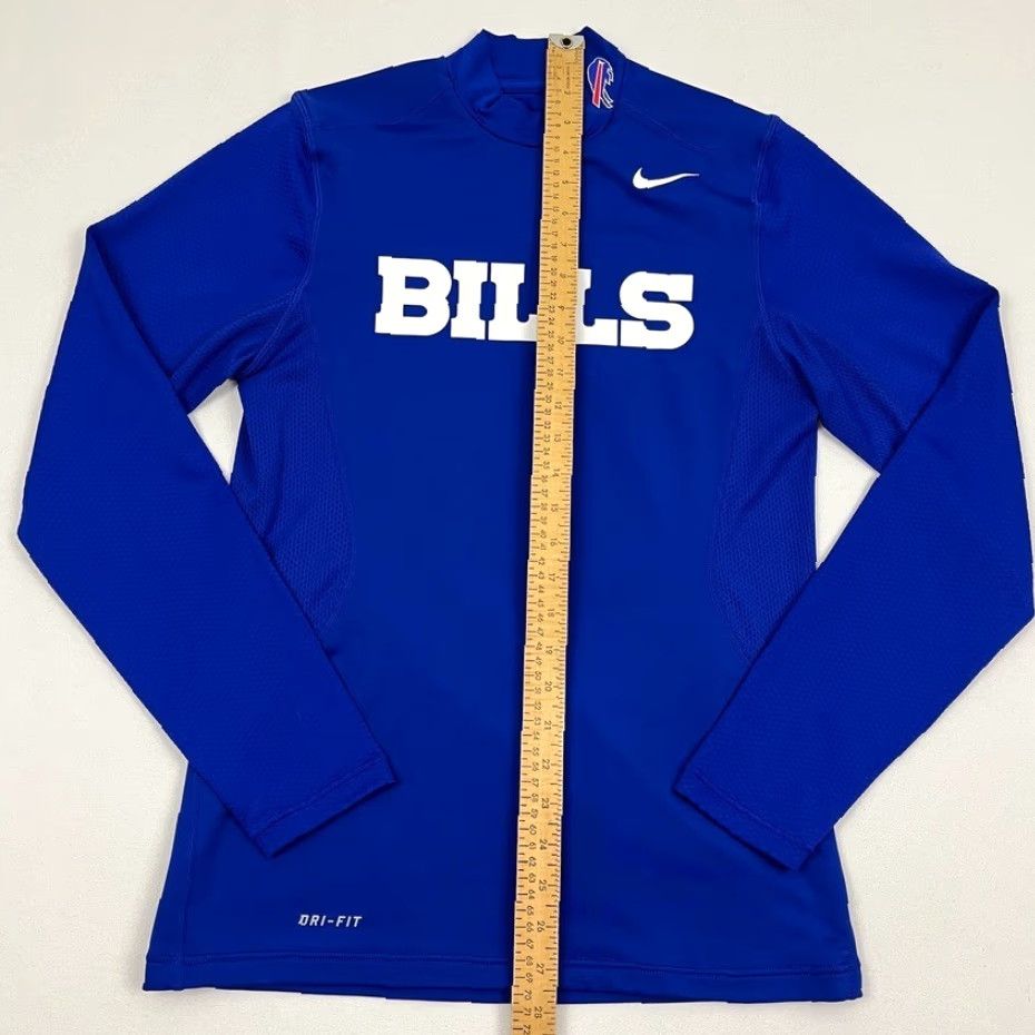 Nike **Nike Buffalo Bills Dri-Fit Mens Mock Neck Training Shirt Small** User: Nike Buffalo Bills Dri-Fit Mens Mock Neck Training Shirt Small Size US S / EU 44-46 / 1 - 5 Thumbnail