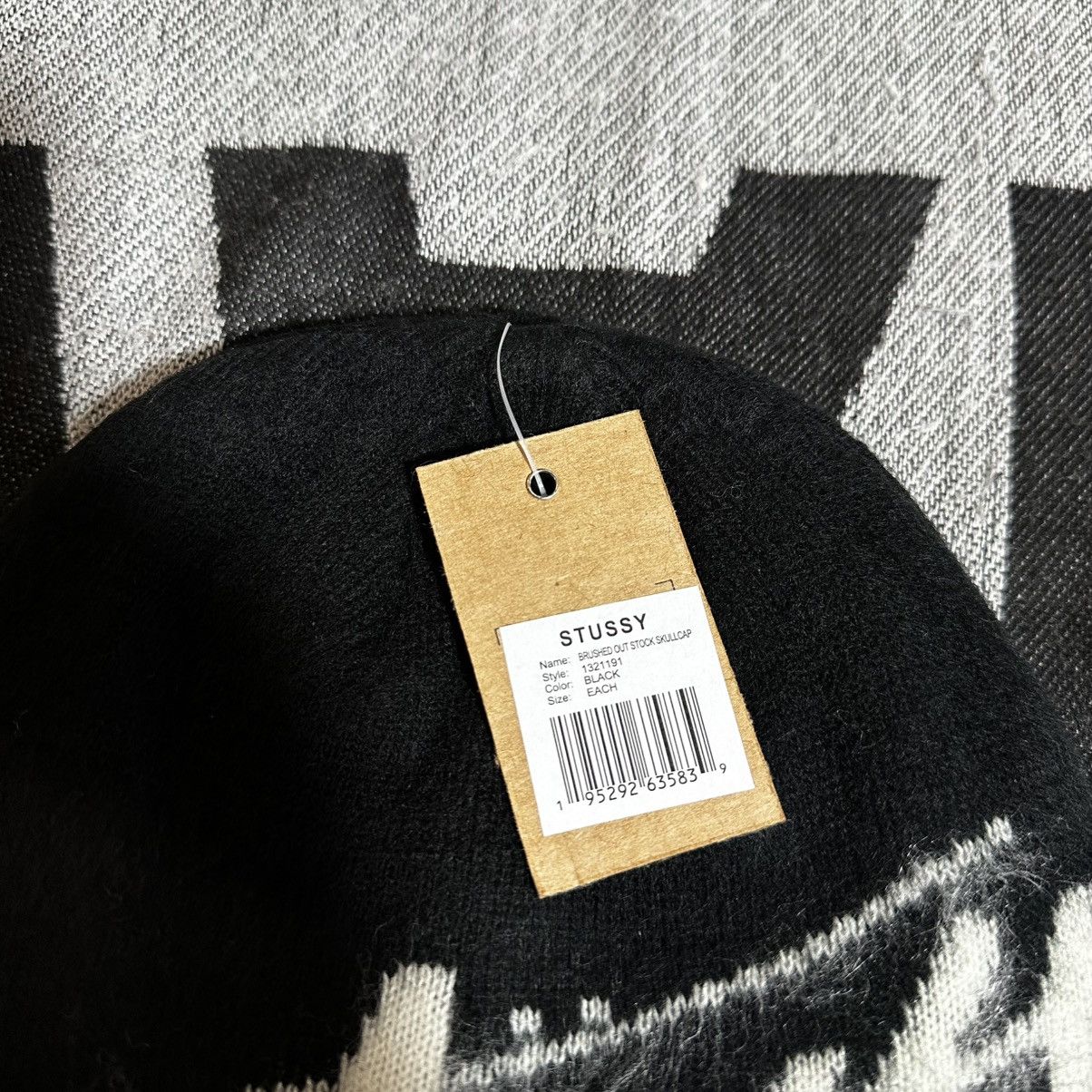 Stussy STUSSY BRUSHED SKULLCAP BEANIE HAT • BLACK Size ONE SIZE - 2 Thumbnail