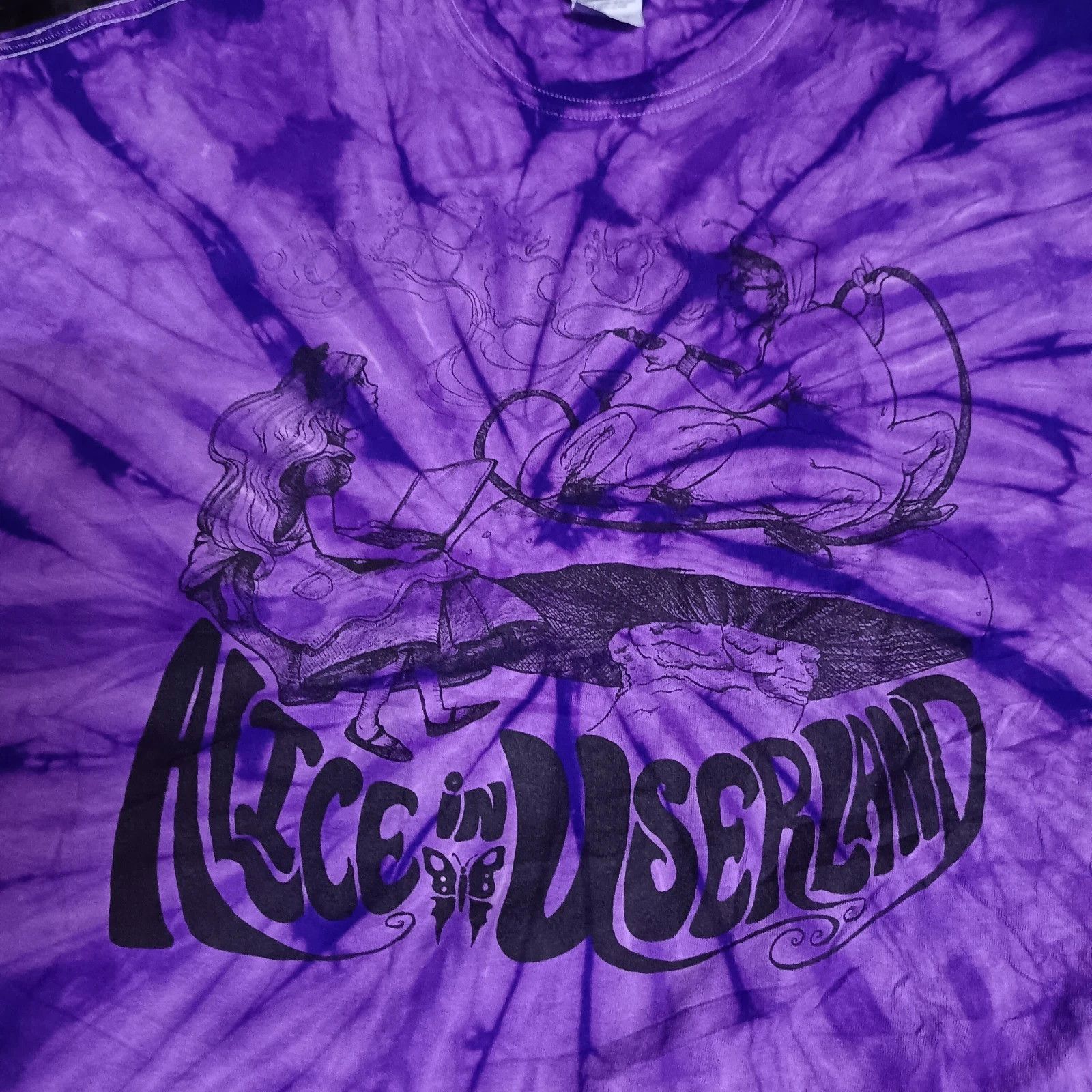 Other Google Alice in Userland Tie Dye T-Shirt Size US XL / EU 56 / 4 - 2 Thumbnail