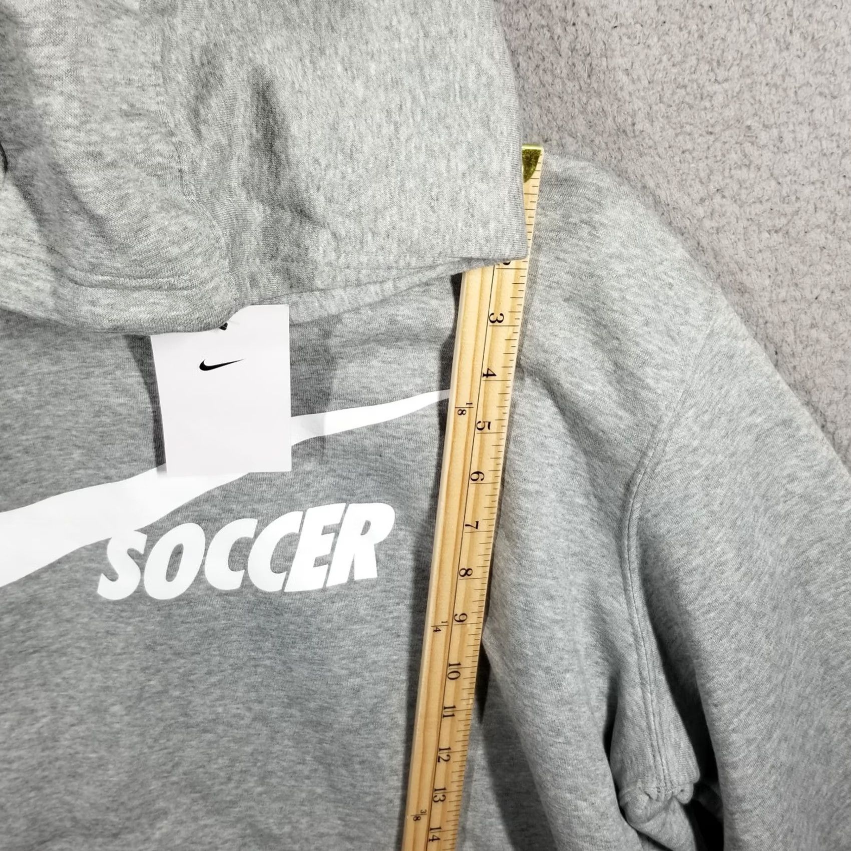 Nike Nike Hoodie Men Pullover Graphic Logo Hooded Sweatshirt L Gray Size US L / EU 52-54 / 3 - 4 Thumbnail