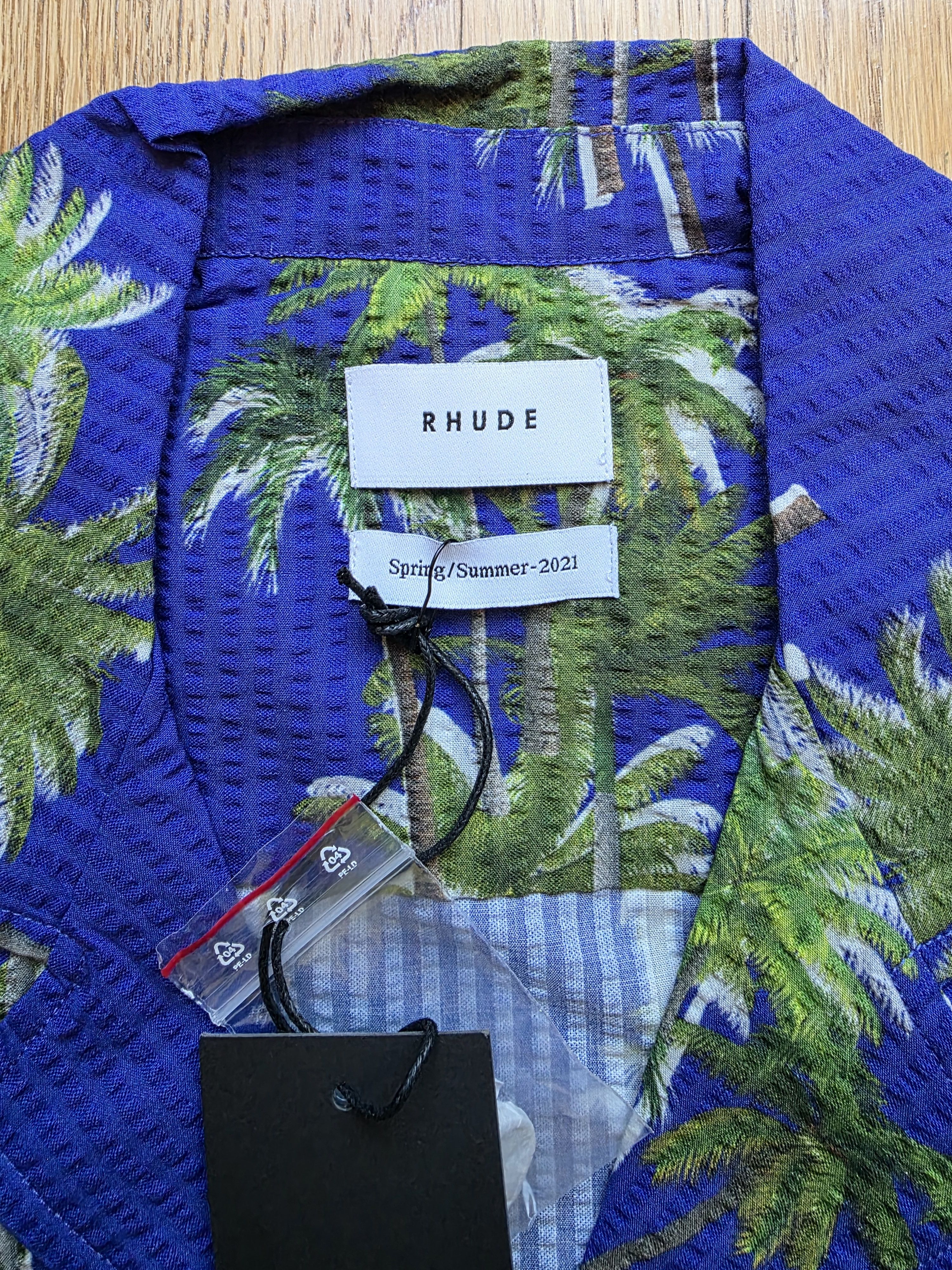 Rhude Rhude Printed Searsucker short sleeved shirt Men Sz M Size US M / EU 48-50 / 2 - 6 Thumbnail