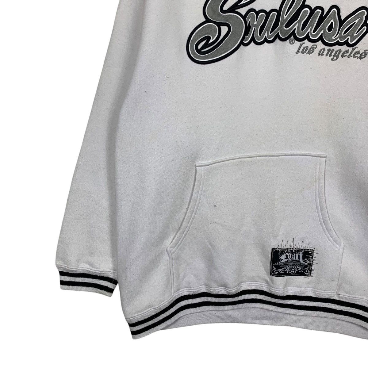 Japanese Brand SOUL USA Los Angeles Big Logo Pullover Hoodies #1770-C78 Size US L / EU 52-54 / 3 - 3 Thumbnail