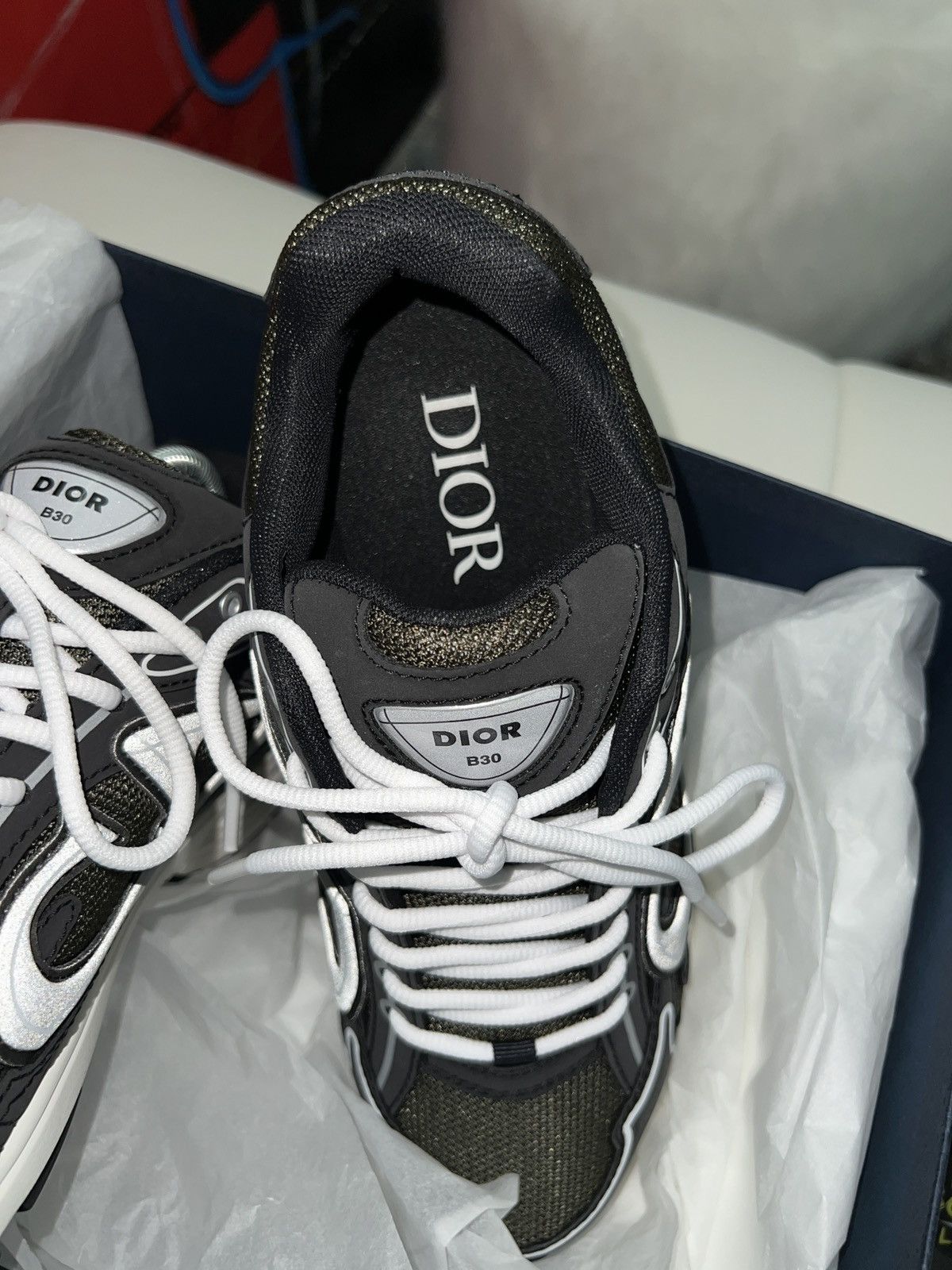 Dior Black/olive b30 sneakers Size US 8 / EU 41 - 5 Thumbnail