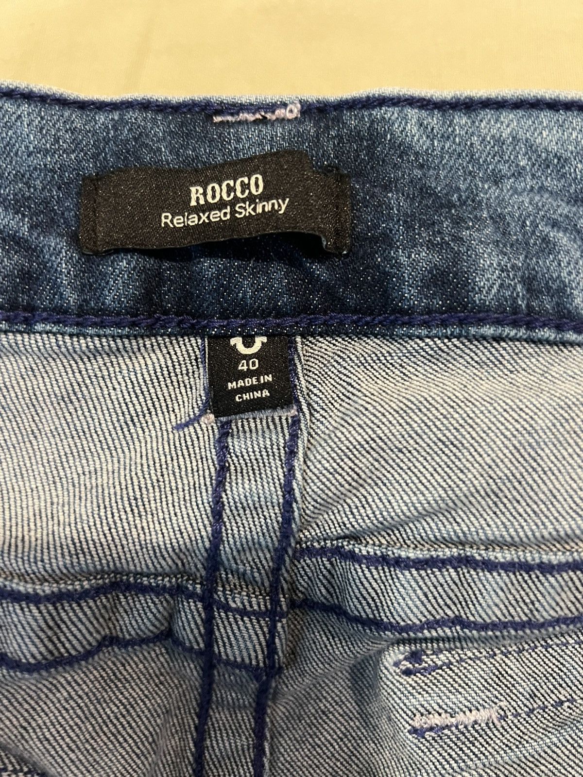True Religion Mens True Religion Rocco Skinny Size US 40 / EU 56 - 3 Thumbnail