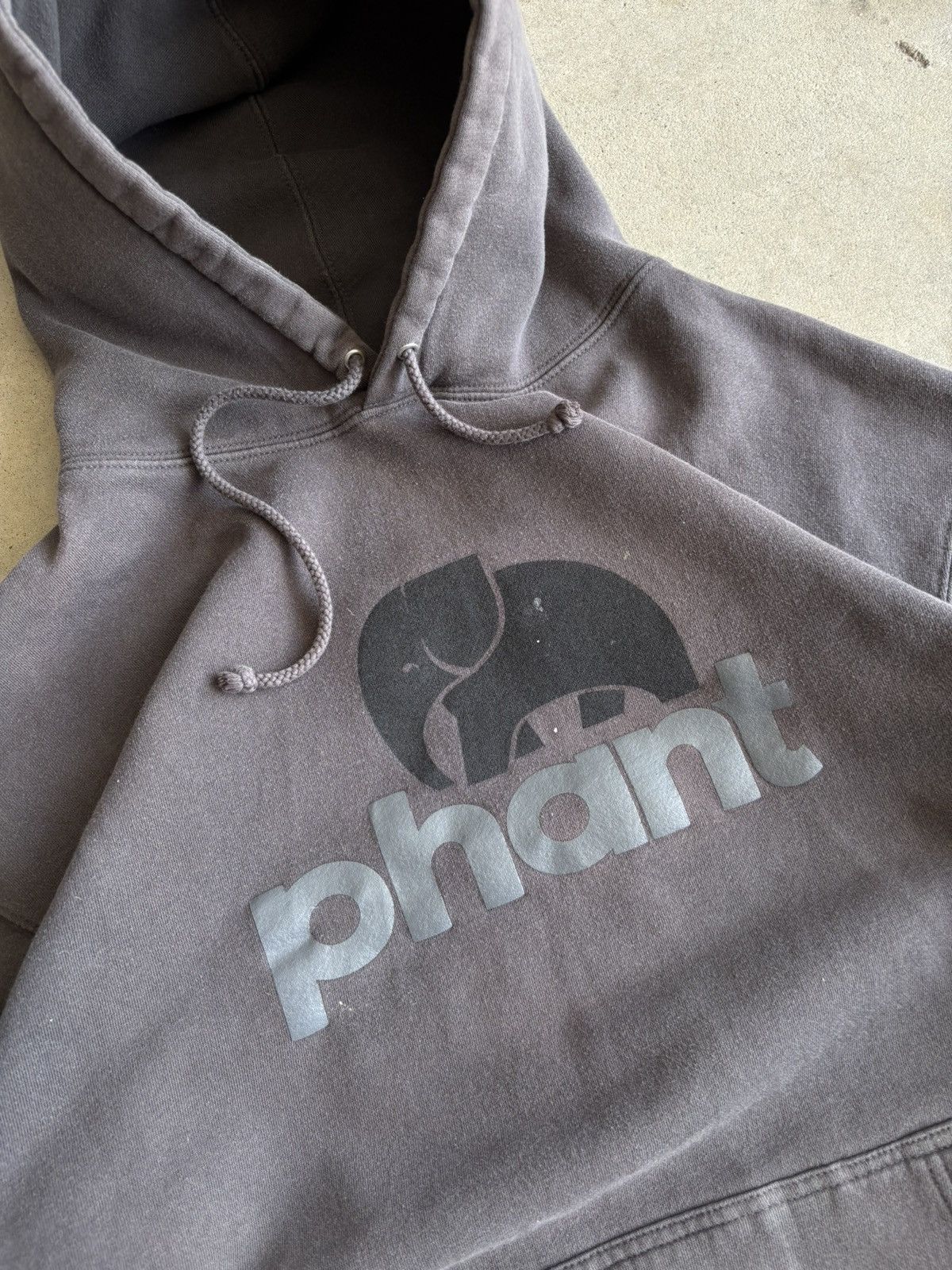 Other × Vintage Crazy 90s Phant Skateboards Boxy Grey Heavyweight Hoodie Size US L / EU 52-54 / 3 - 3 Thumbnail