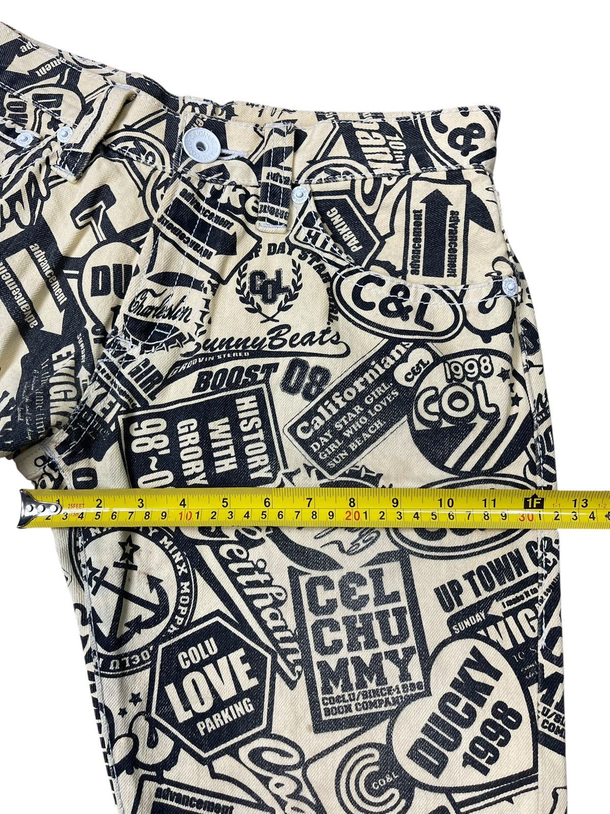 Japanese Brand Vintage CO & LU Short Full Print Size US 32 / EU 48 - 9 Thumbnail