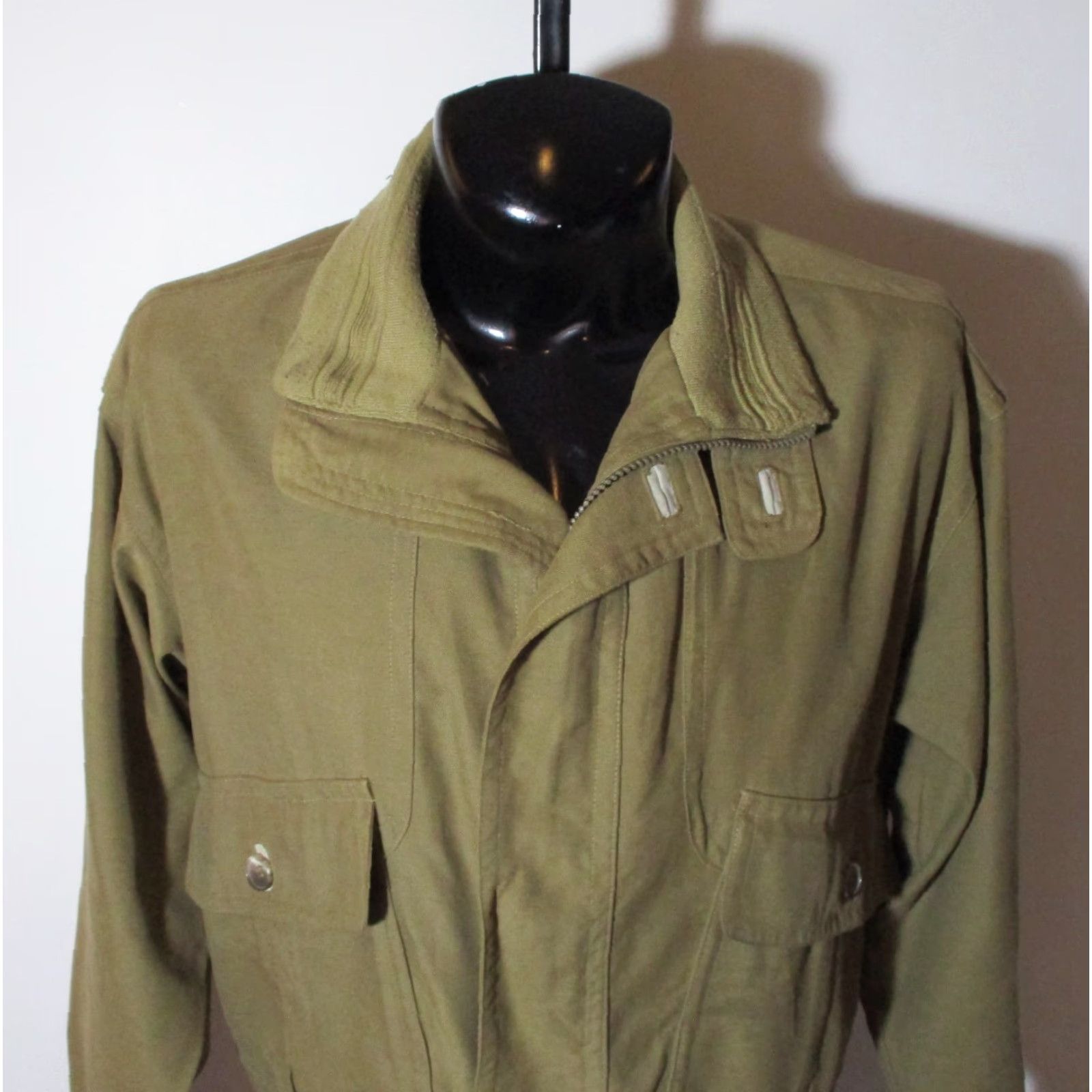Vintage ABERDEEN Collection Taupe Brown Full Zip Jacket Men's M Size US M / EU 48-50 / 2 - 4 Thumbnail