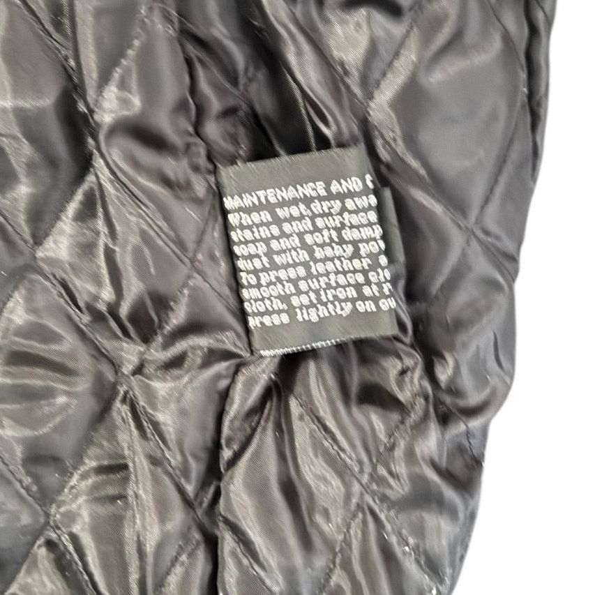 Other Triage Leather Jacket Sleek Winter Armor Zip Up Cold-Proof Size S / US 4 / IT 40 - 4 Thumbnail