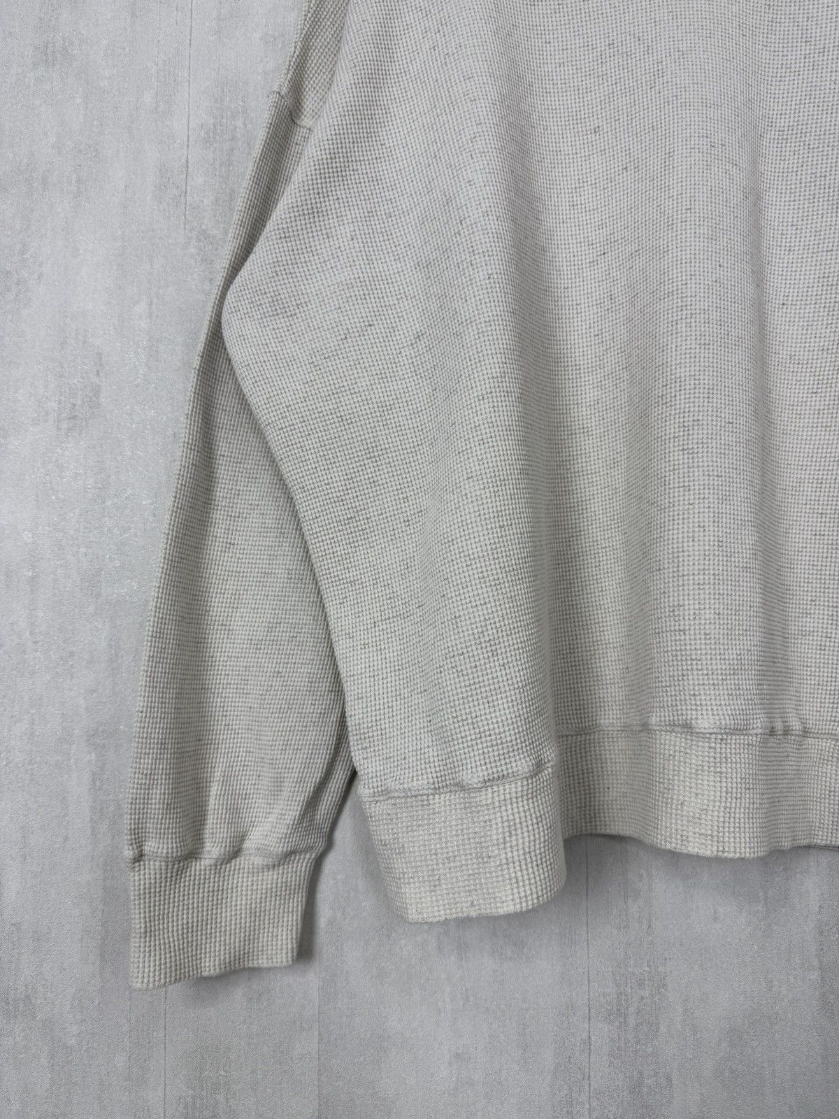 Universal Works Universal Works Men’s Waffle Knit Cotton Sweatshirt Size M Size US M / EU 48-50 / 2 - 12 Thumbnail