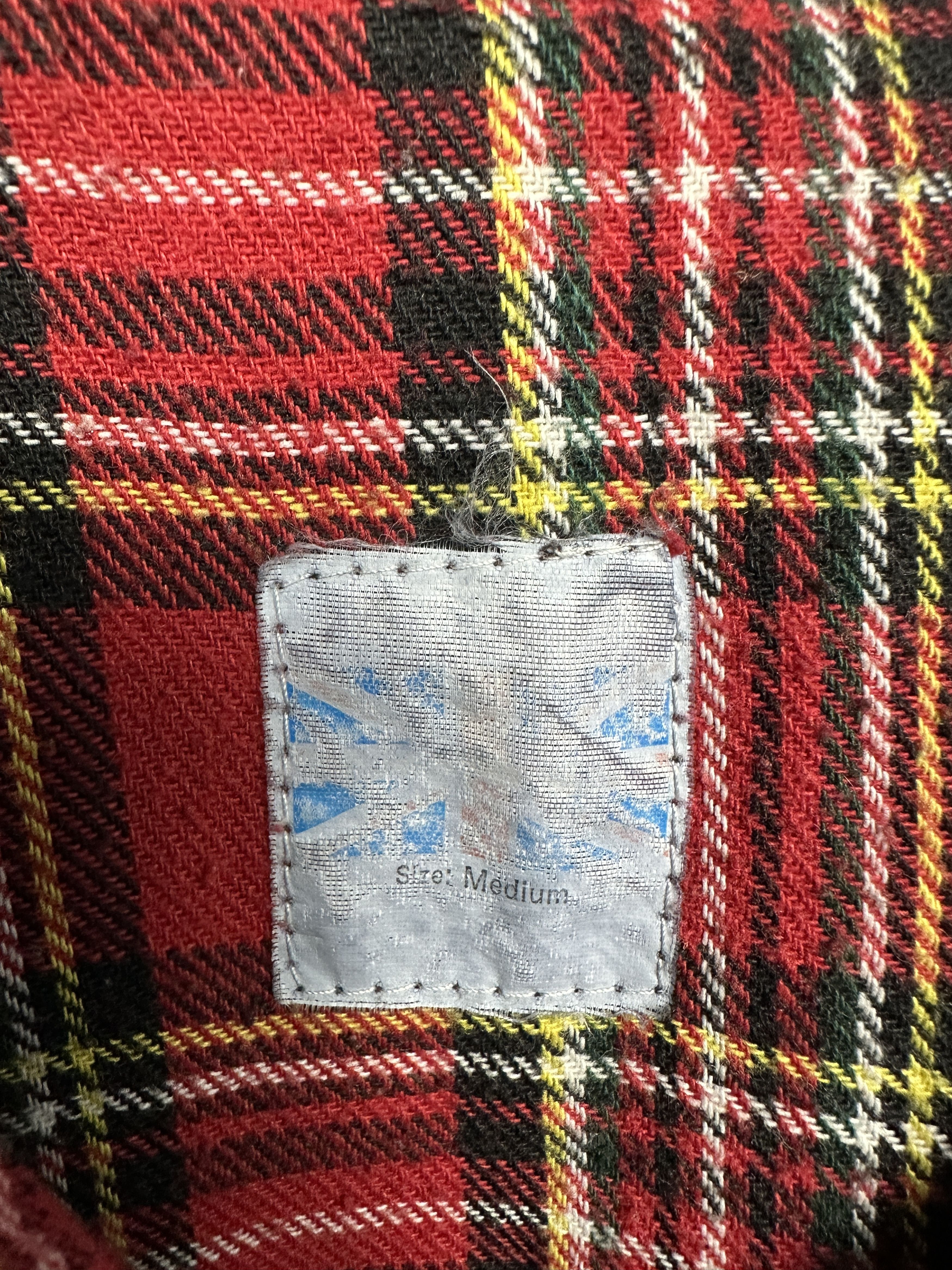 New England Outerwear × Vintage Vintage England Plaid Lined Collared Bomber Jacket Size US M / EU 48-50 / 2 - 3 Thumbnail