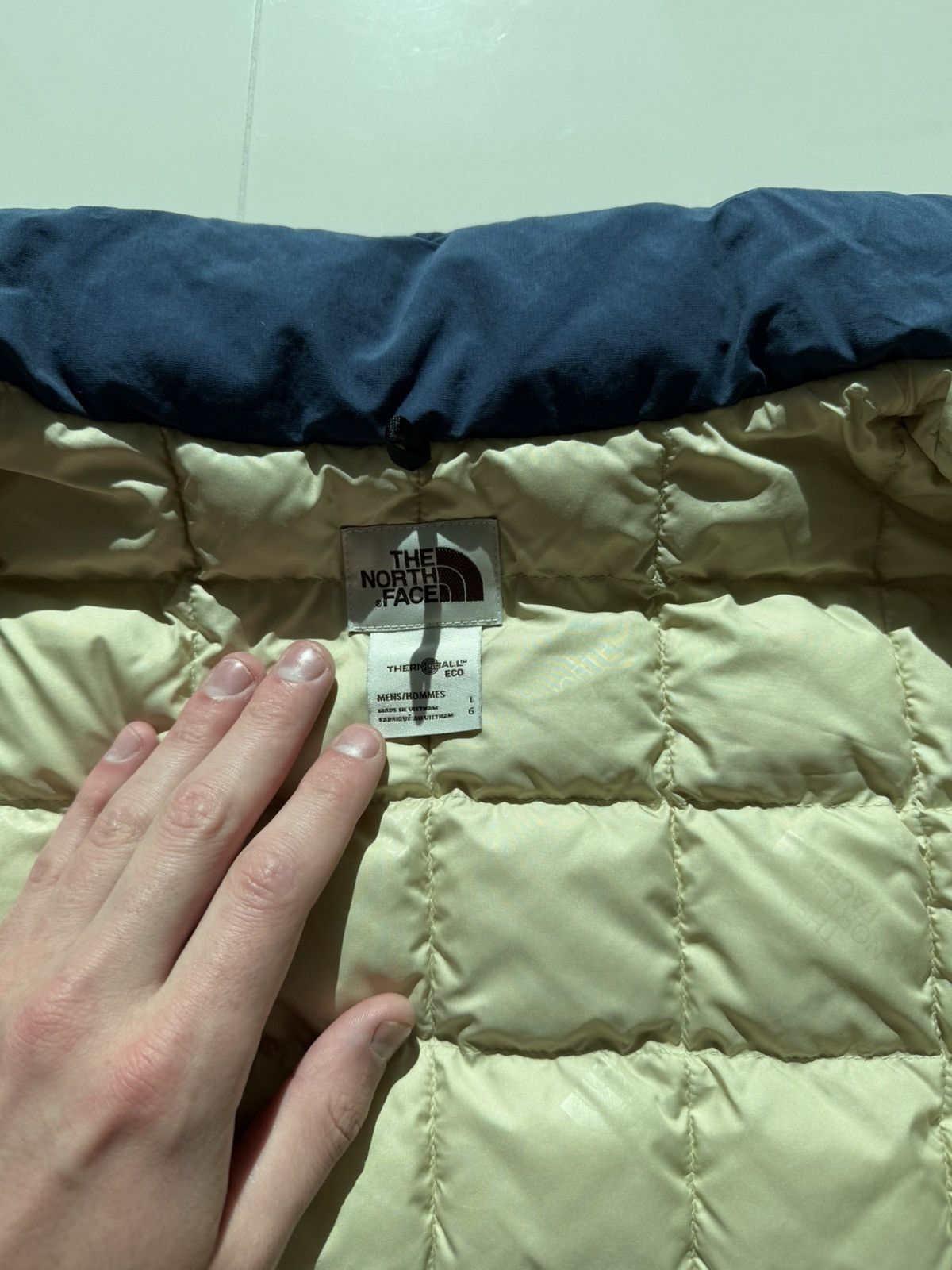 The North Face Vintage Down Blue Puffer Vest Size US XL / EU 56 / 4 - 7 Thumbnail