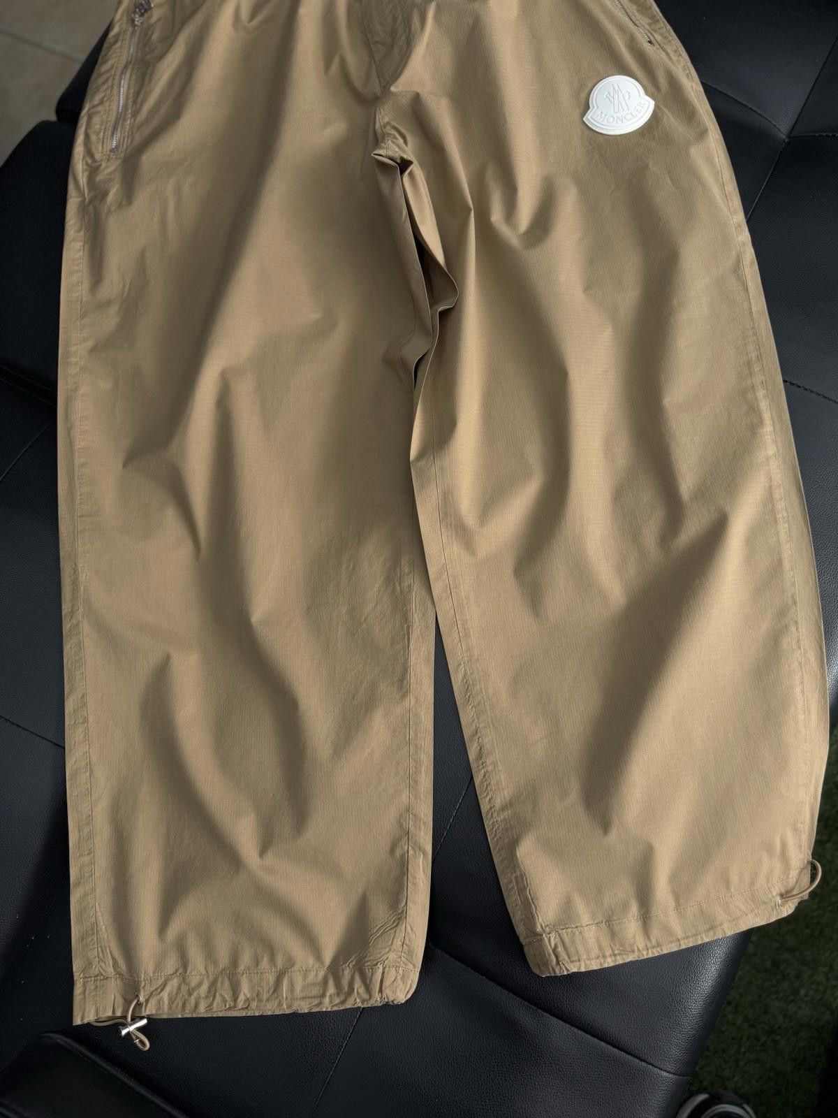 Moncler Moncler Tan Baggy Men Track Pants Size 54 100% Authentic Size US 44 / EU 60 - 3 Thumbnail