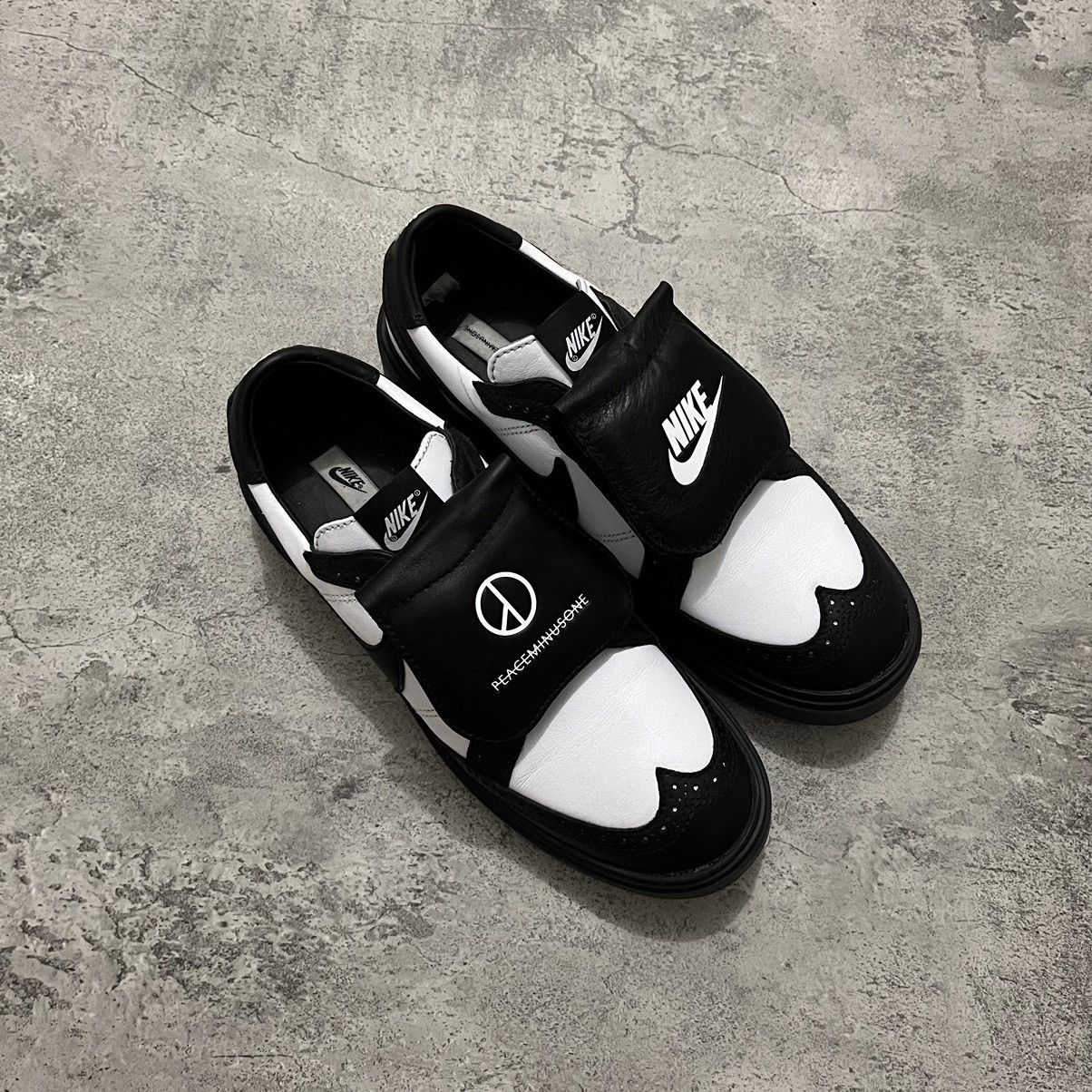 Nike × peaceminusone Nike x PEACEMINUSONE G-Dragon Kwondo 1 - Black/White |  Grailed