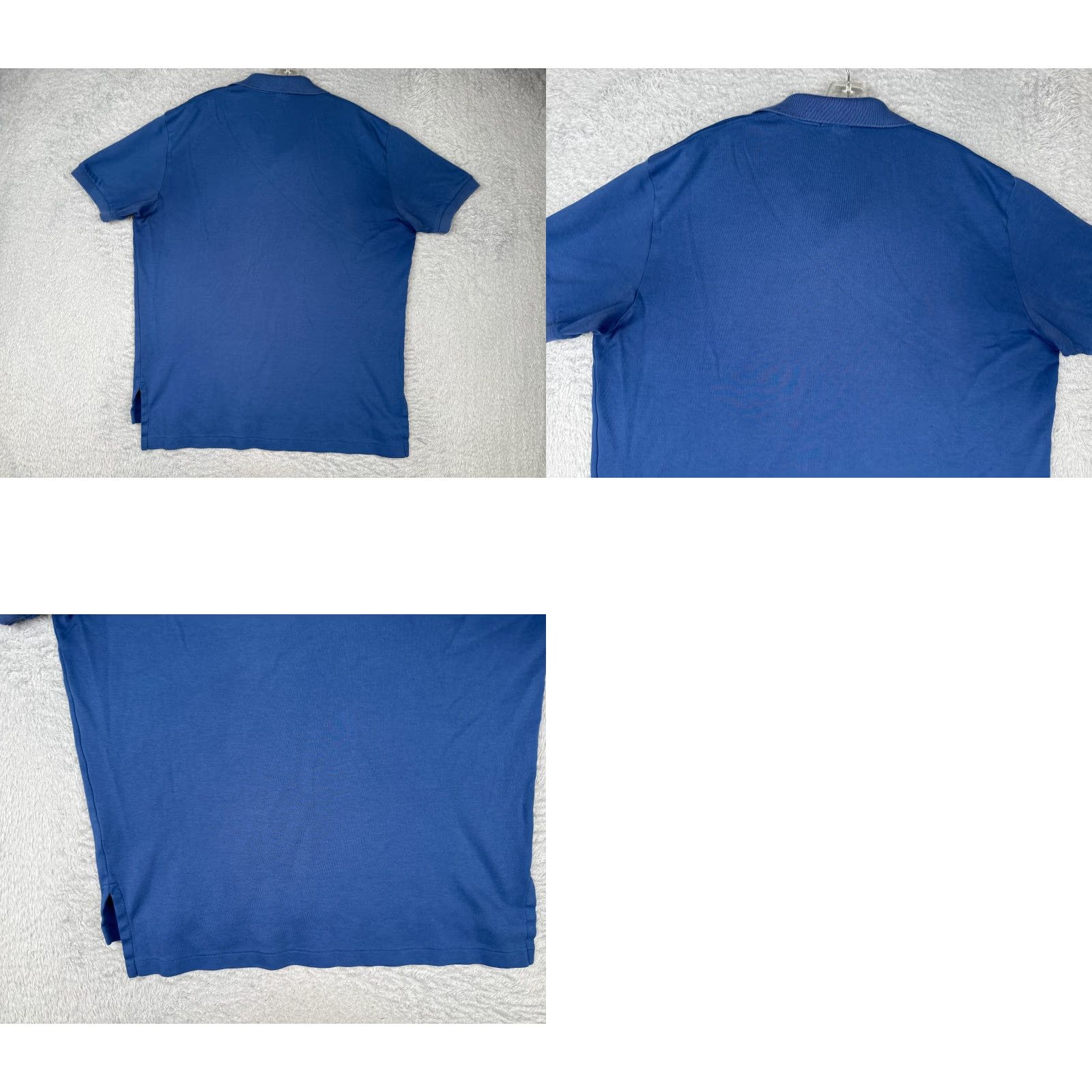 Ralph Lauren VINTAGE Ralph Lauren Polo Shirt Adult Large Blue 100% Cotton Short Sleeve Polo Mens Note: keep to original words only; must not add extraneous terms. Size US L / EU 52-54 / 3 - 9 Thumbnail