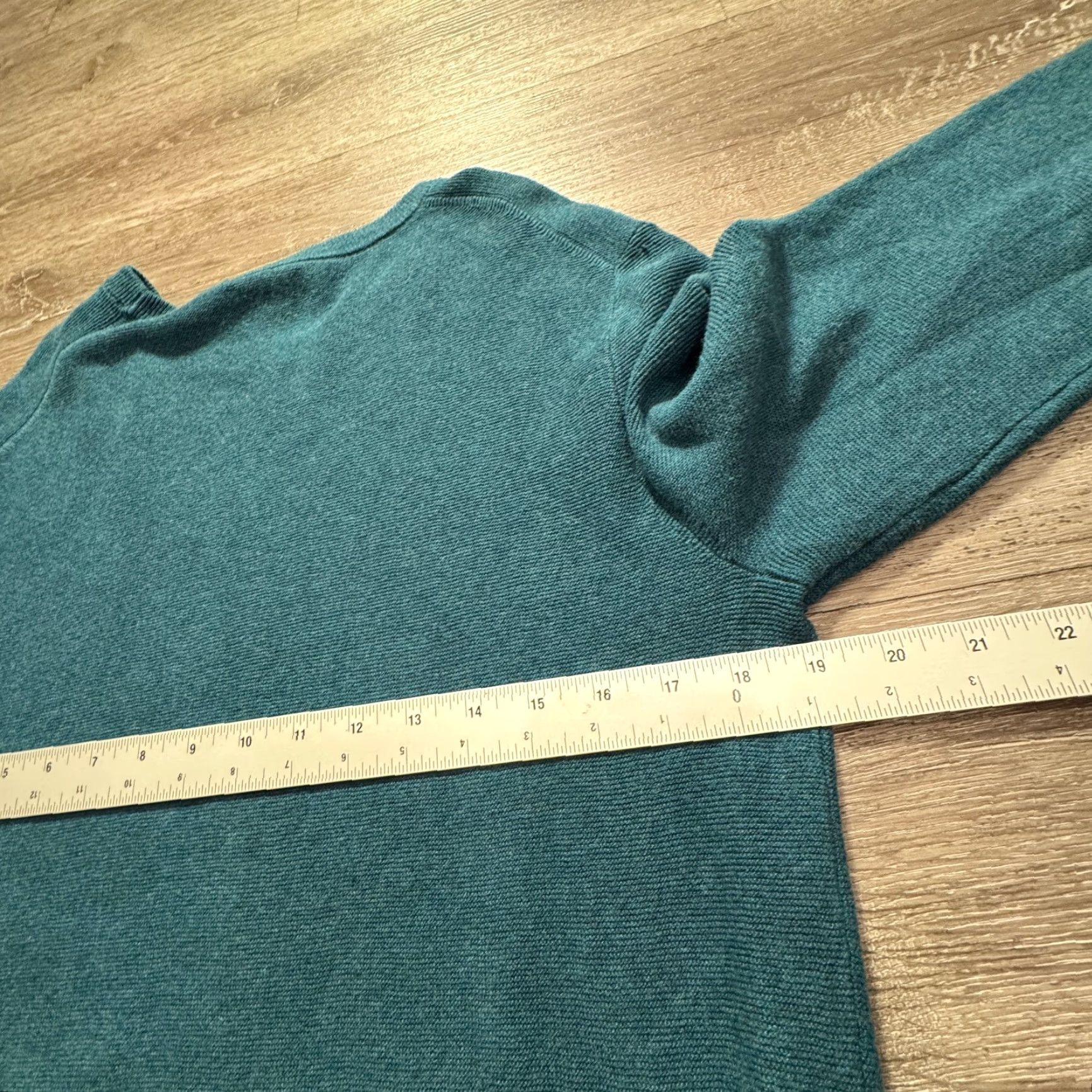J.Crew J.CREW Sweater Crewneck Womens Medium Blue 100% Cotton Pullover Cozy Classic Knit Long Sleeve Winter Fall Women Size M / US 6-8 / IT 42-44 - 6 Thumbnail
