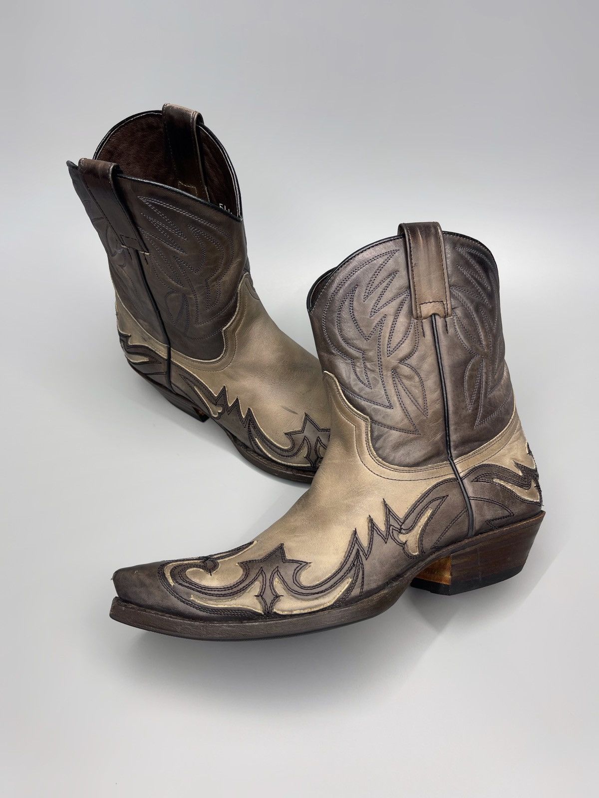 Cowboy Equipment × Sendra × Vintage RARE Sendra Western Cowboy Boots Size US 5.5 / EU 38 - 3 Thumbnail